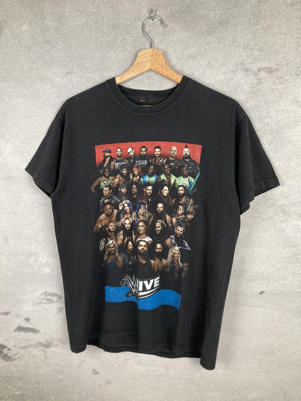 Vintage Vintage WWE Wrestling Smack Down Live Y2K Graphic Size US S / EU 44-46 / 1 - 2 Thumbnail