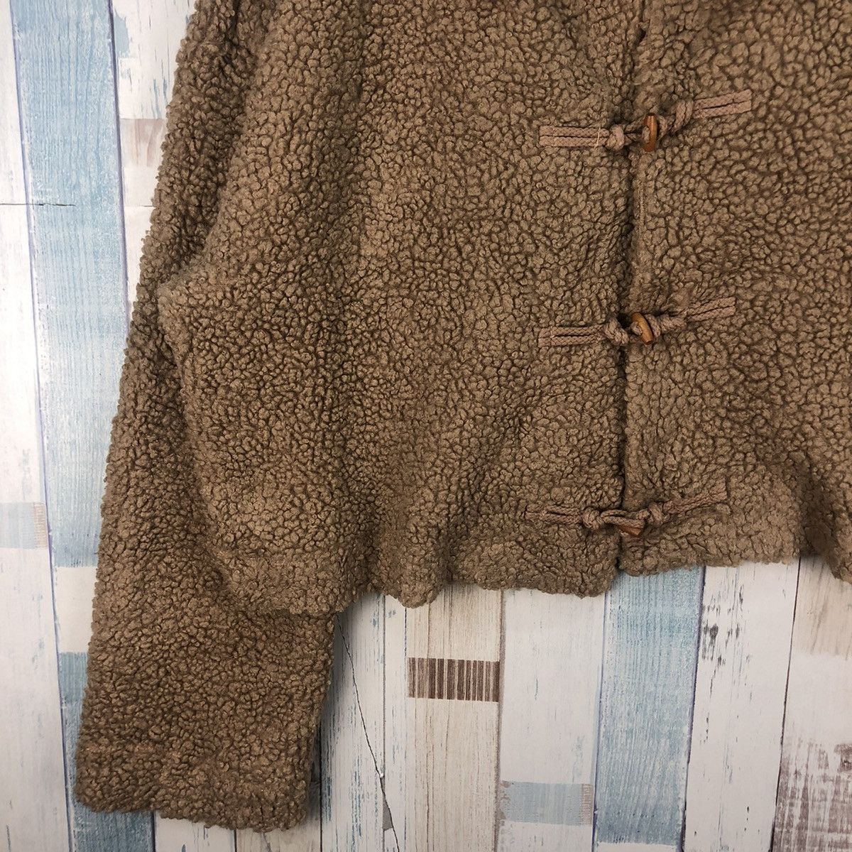 Japanese Brand × Vintage Japanese Brand Shein Curve Sherpa Jacket Size US XXL / EU 58 / 5 - 5 Thumbnail