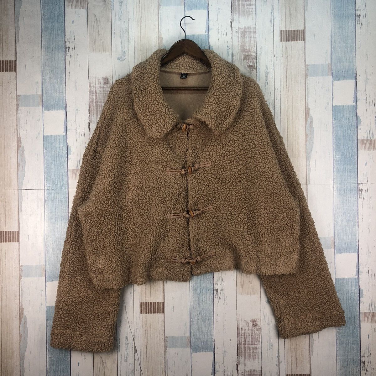 Japanese Brand × Vintage Japanese Brand Shein Curve Sherpa Jacket Size US XXL / EU 58 / 5 - 1 Thumbnail