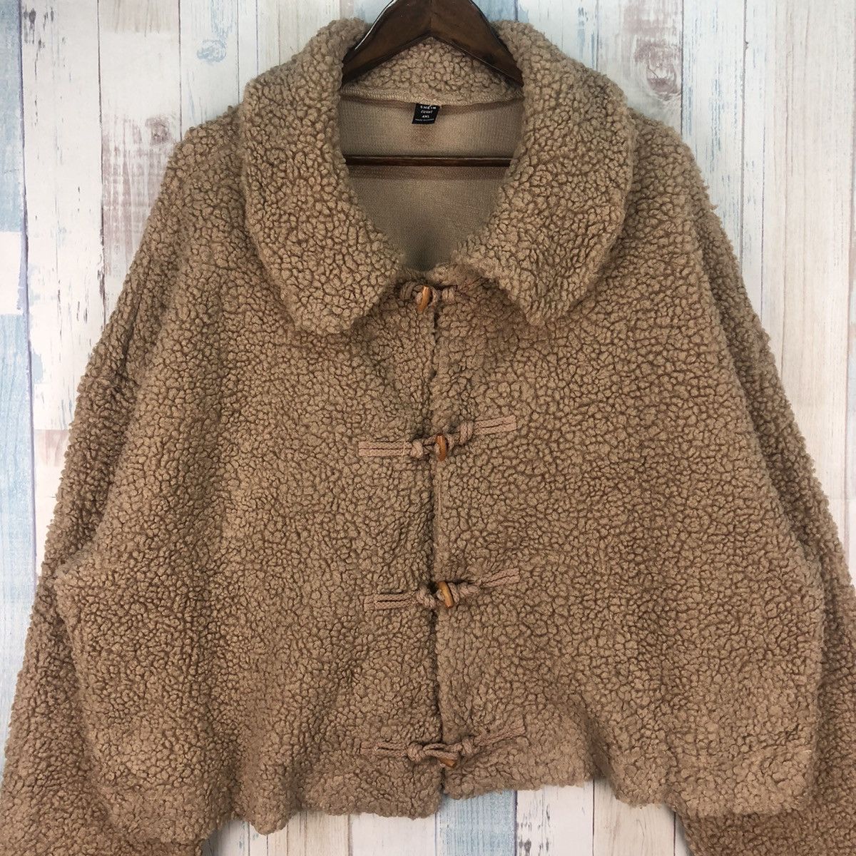 Japanese Brand × Vintage Japanese Brand Shein Curve Sherpa Jacket Size US XXL / EU 58 / 5 - 4 Thumbnail