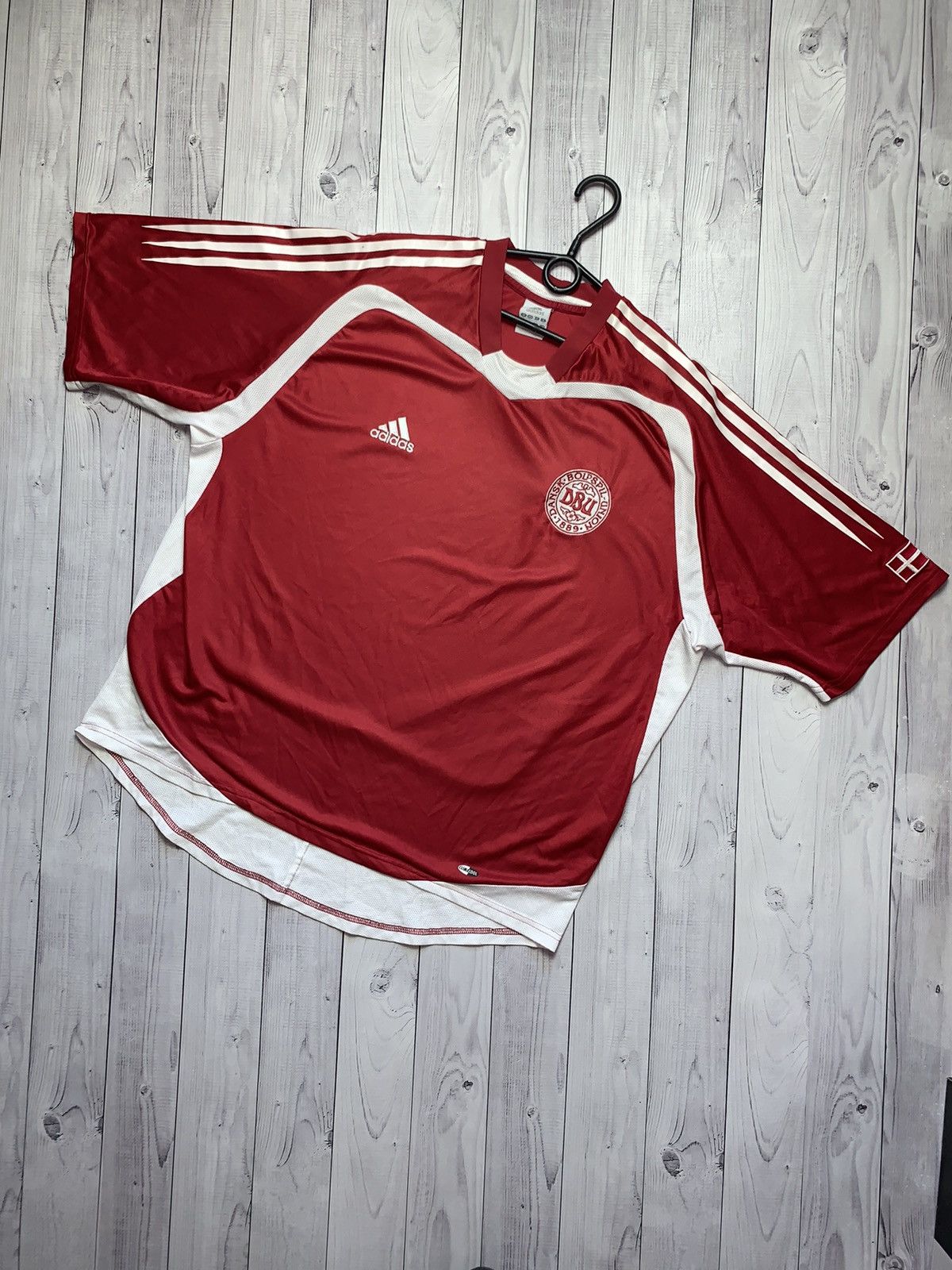 Adidas Vintage soccer jersey Denmark adidas size XL Grailed