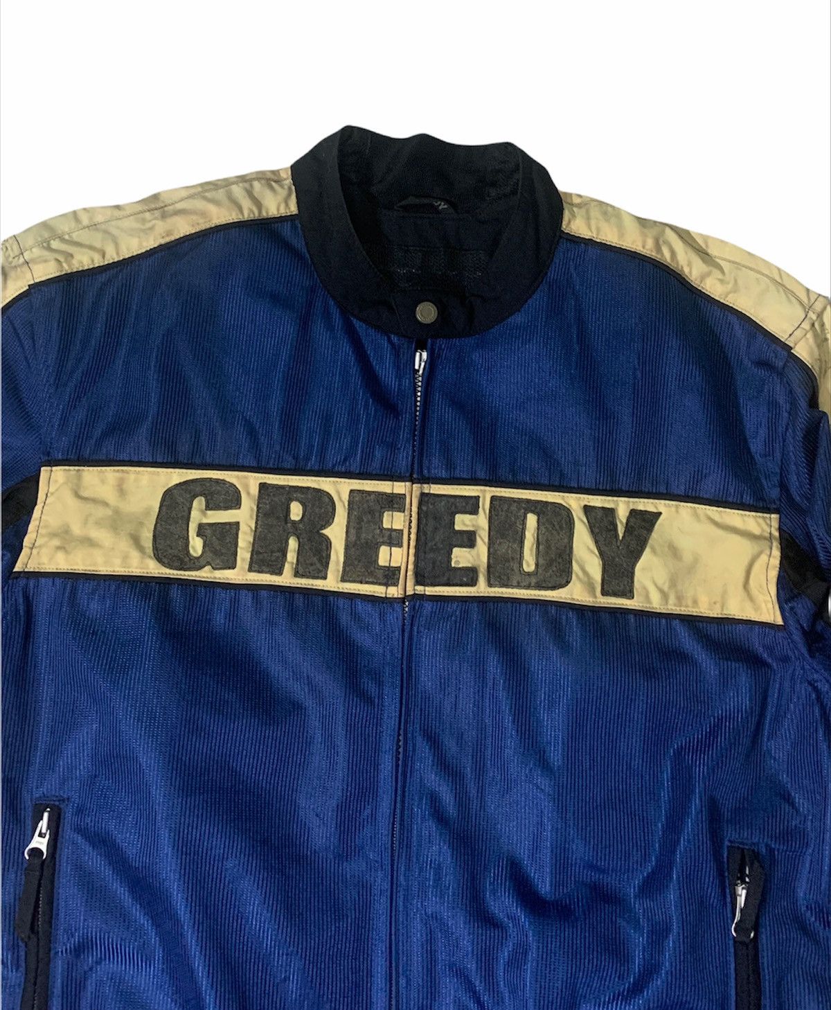 Japanese Brand VINTAGE GREEDY MOTORSPORT RACING GEAR SAFETY JACKET Size US L / EU 52-54 / 3 - 3 Thumbnail