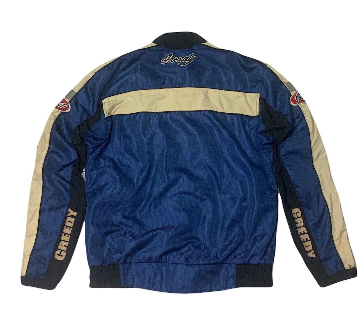 Japanese Brand VINTAGE GREEDY MOTORSPORT RACING GEAR SAFETY JACKET Size US L / EU 52-54 / 3 - 2 Thumbnail