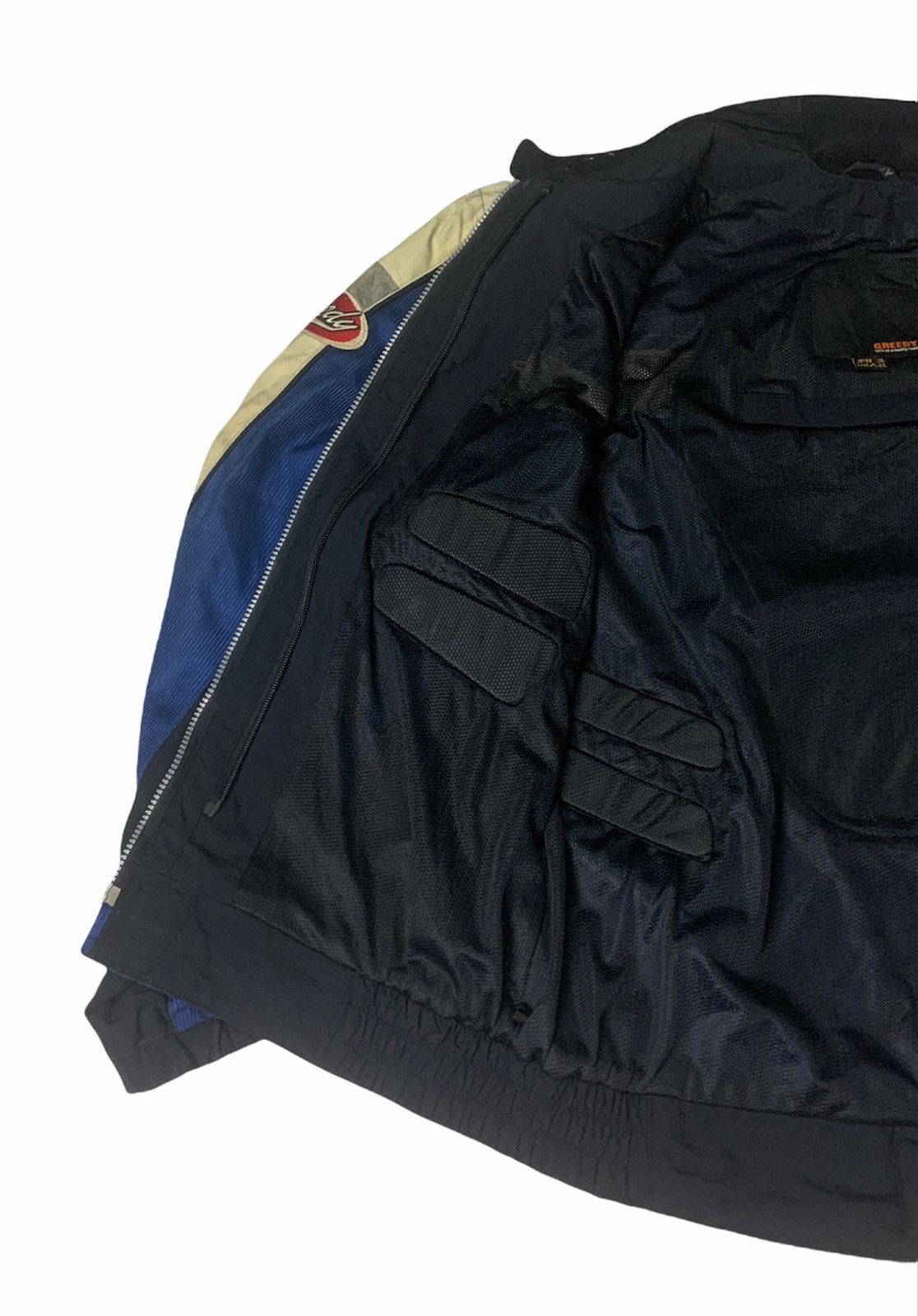 Japanese Brand VINTAGE GREEDY MOTORSPORT RACING GEAR SAFETY JACKET Size US L / EU 52-54 / 3 - 8 Thumbnail