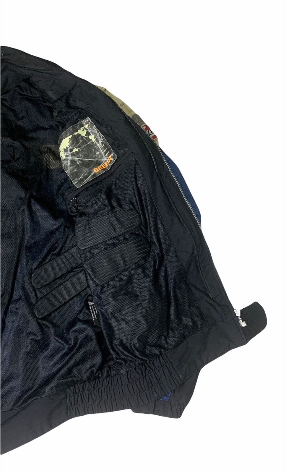 Japanese Brand VINTAGE GREEDY MOTORSPORT RACING GEAR SAFETY JACKET Size US L / EU 52-54 / 3 - 9 Thumbnail