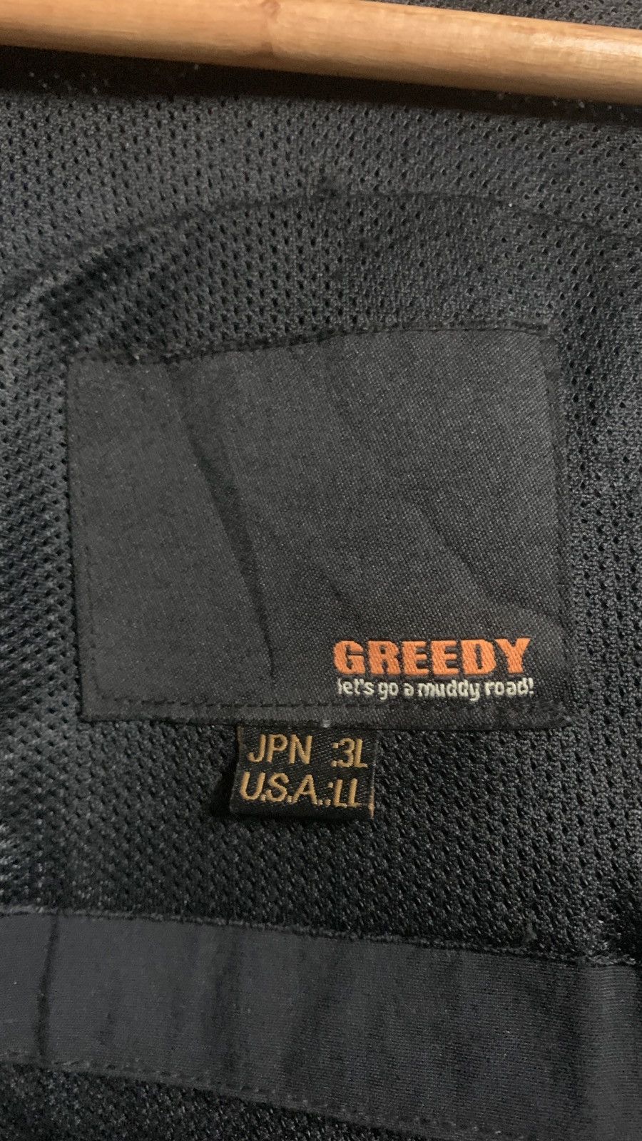 Japanese Brand VINTAGE GREEDY MOTORSPORT RACING GEAR SAFETY JACKET Size US L / EU 52-54 / 3 - 11 Thumbnail