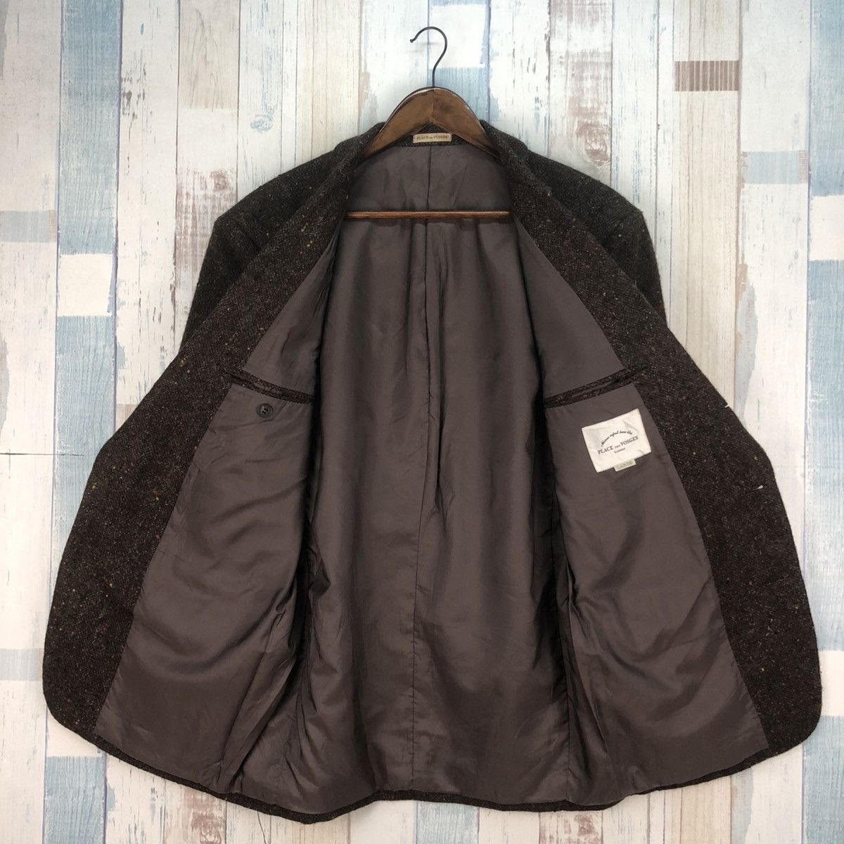 Designer × Vintage Vintage Place des Vosges Homme Wool Blazer Size US L / EU 52-54 / 3 - 3 Thumbnail