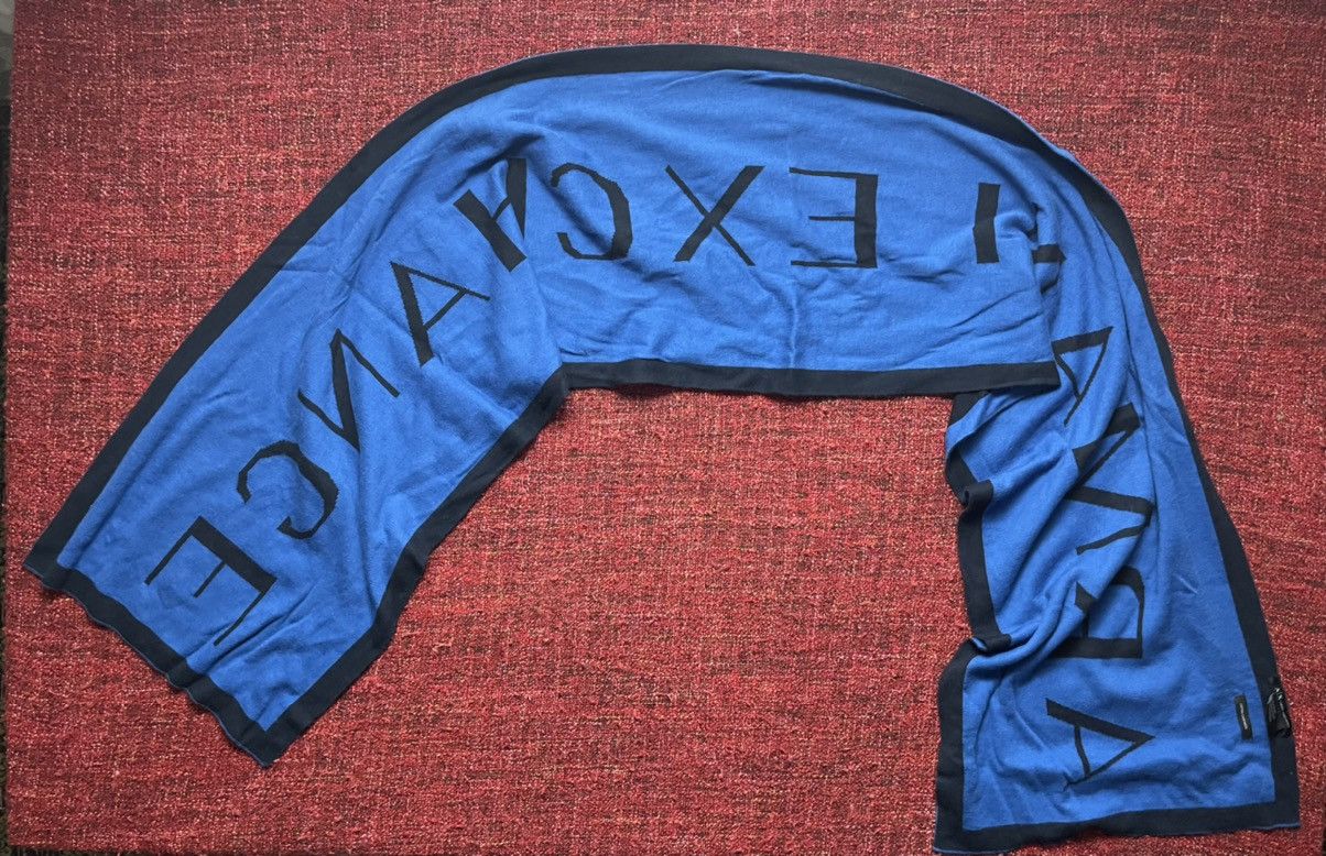 Armani × Armani Exchange Armani Exchange huge cashmere cotton scarf Size ONE SIZE - 3 Thumbnail