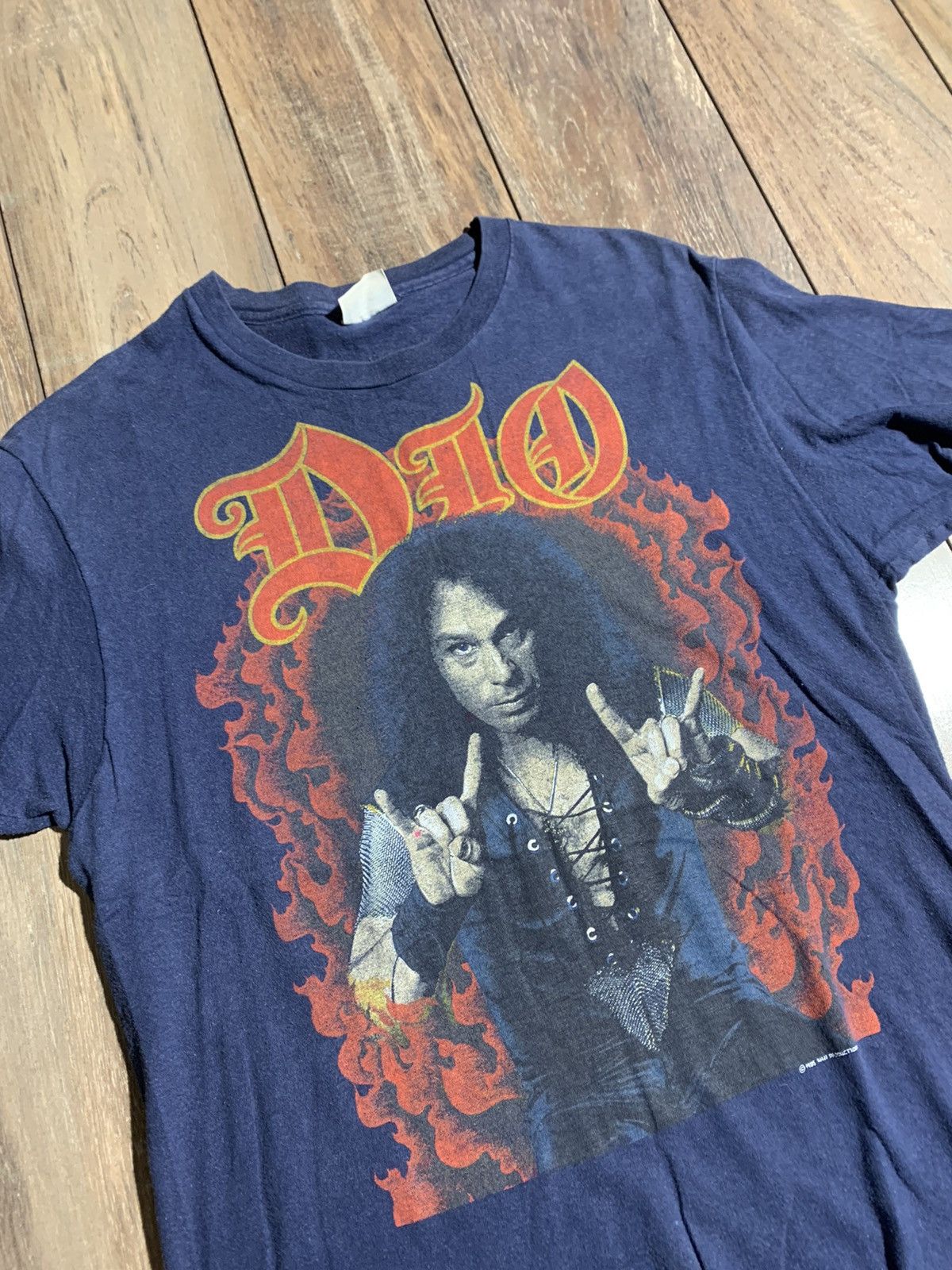 Vintage 1985 Dio sacred heart tour band tee