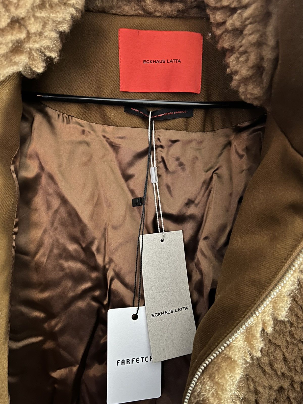 Eckhaus Latta Eckhaus Latta Yeti Fleece jacket. Size US S / EU 44-46 / 1 - 3 Thumbnail