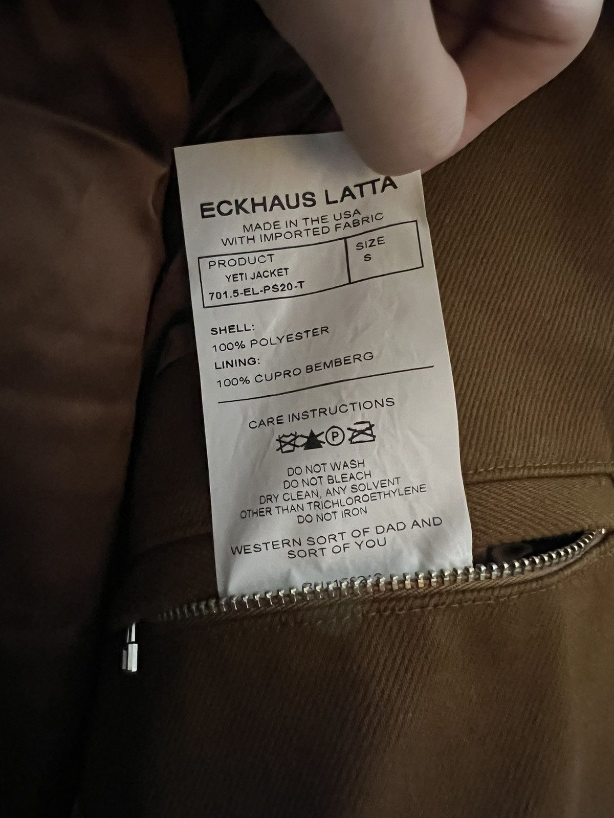 Eckhaus Latta Eckhaus Latta Yeti Fleece jacket. Size US S / EU 44-46 / 1 - 4 Thumbnail