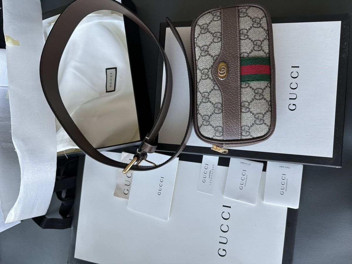 Gucci Super Runway Limited Edition Rare GG Logo Leather Belt Bag Size ONE SIZE - 15 Thumbnail