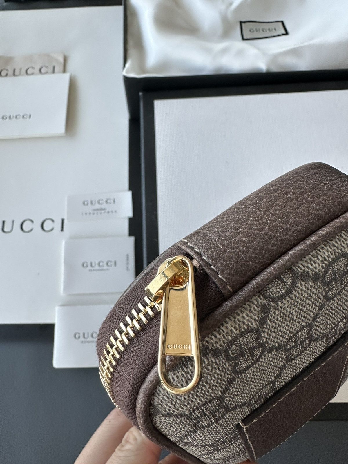 Gucci Super Runway Limited Edition Rare GG Logo Leather Belt Bag Size ONE SIZE - 6 Thumbnail