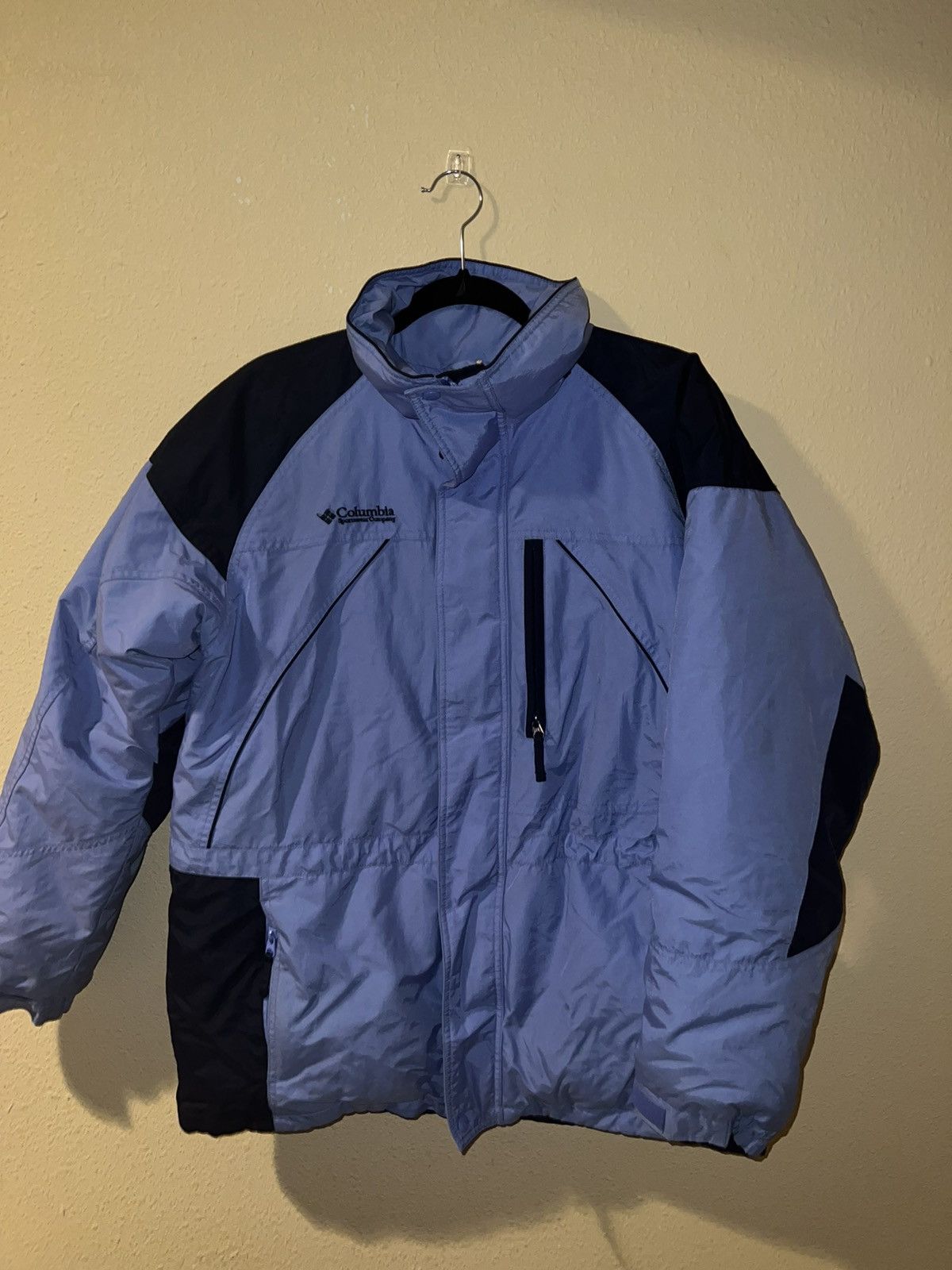 Vintage Columbia Powder Blue Heavy Coat | Grailed