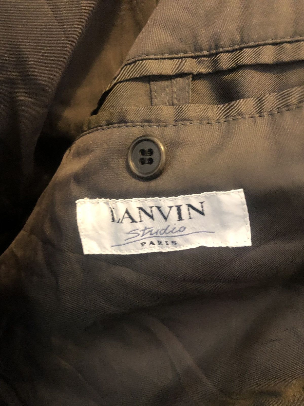 Lanvin Lanvin Leather Detail Fur Coat Size US L / EU 52-54 / 3 - 2 Thumbnail