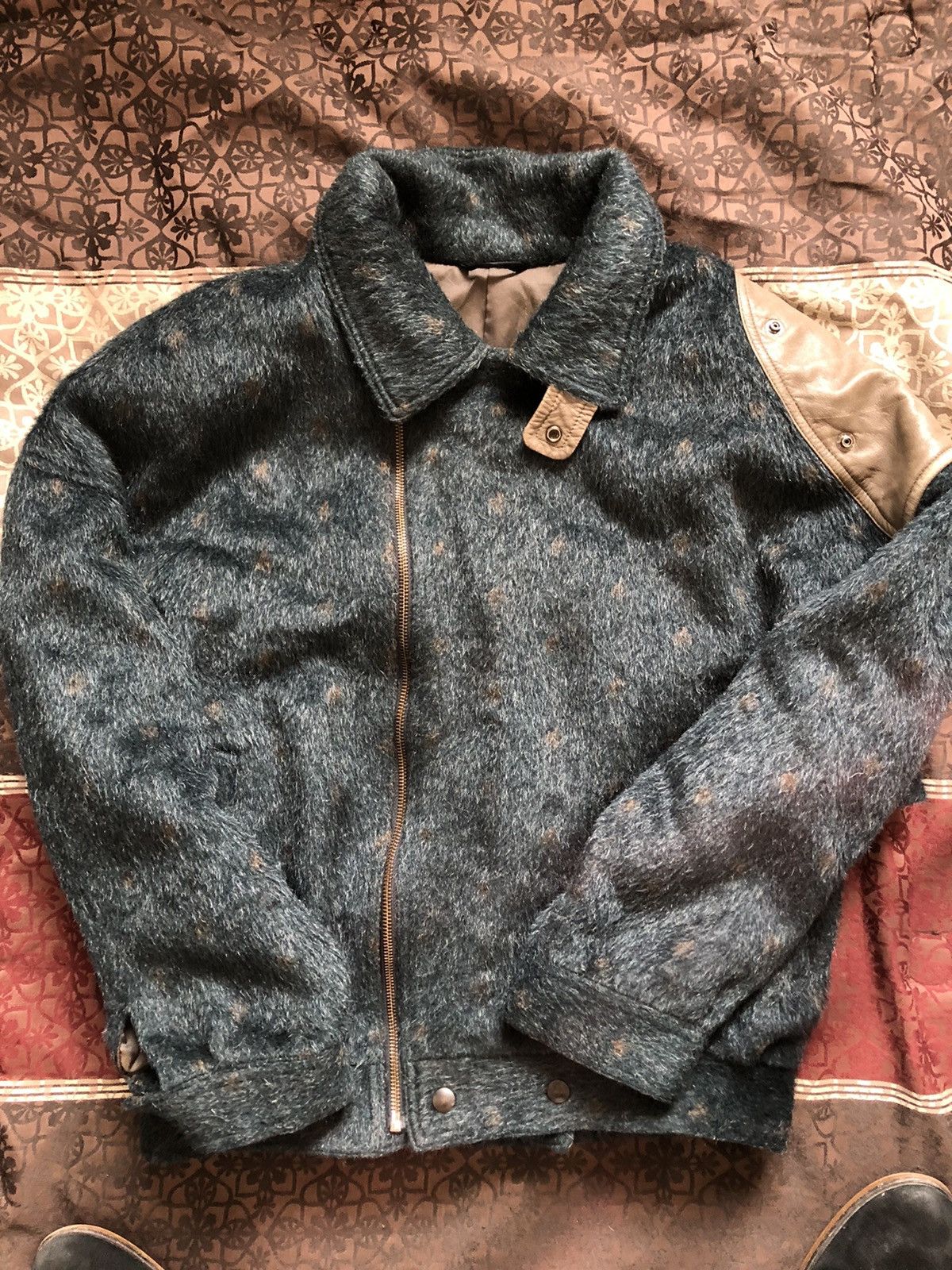 Lanvin Lanvin Leather Detail Fur Coat Size US L / EU 52-54 / 3 - 1 Thumbnail