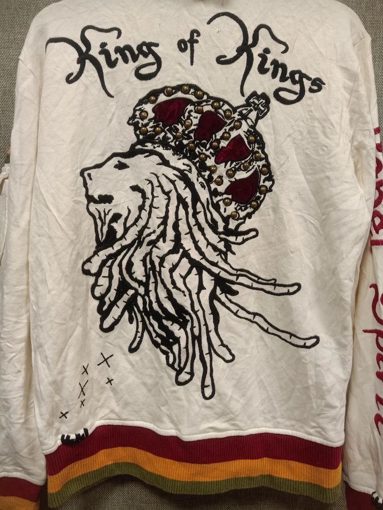Bob Marley Vintage sweatshirt hoodie rasta rebel spirit embroidery Size US M / EU 48-50 / 2 - 6 Thumbnail