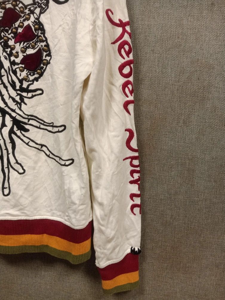 Bob Marley Vintage sweatshirt hoodie rasta rebel spirit embroidery Size US M / EU 48-50 / 2 - 5 Thumbnail