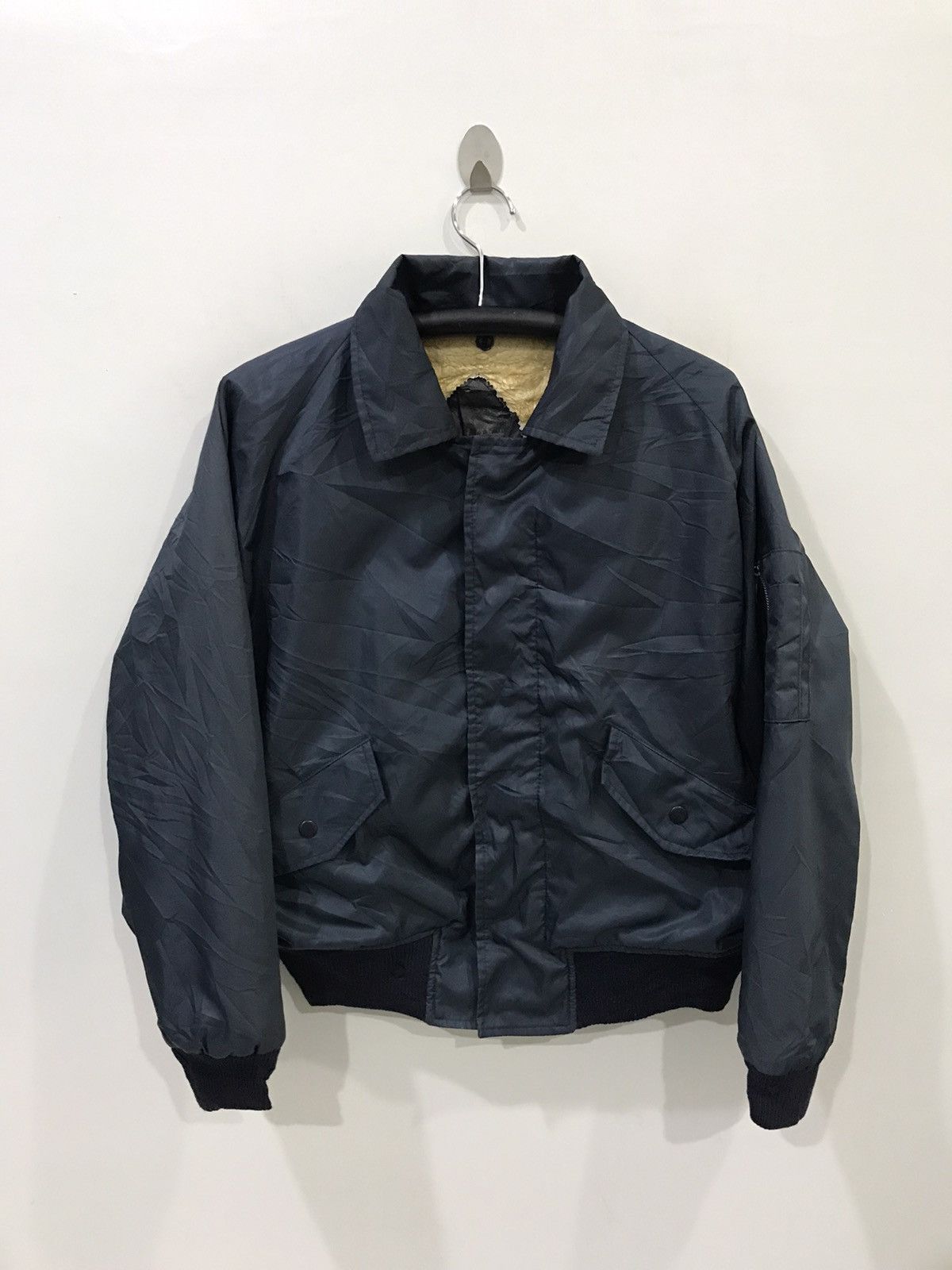 Deluxeware × Vintage DELUXE Japan Workwear Light Sherpa Flight Jacket Size US M / EU 48-50 / 2 - 1 Thumbnail
