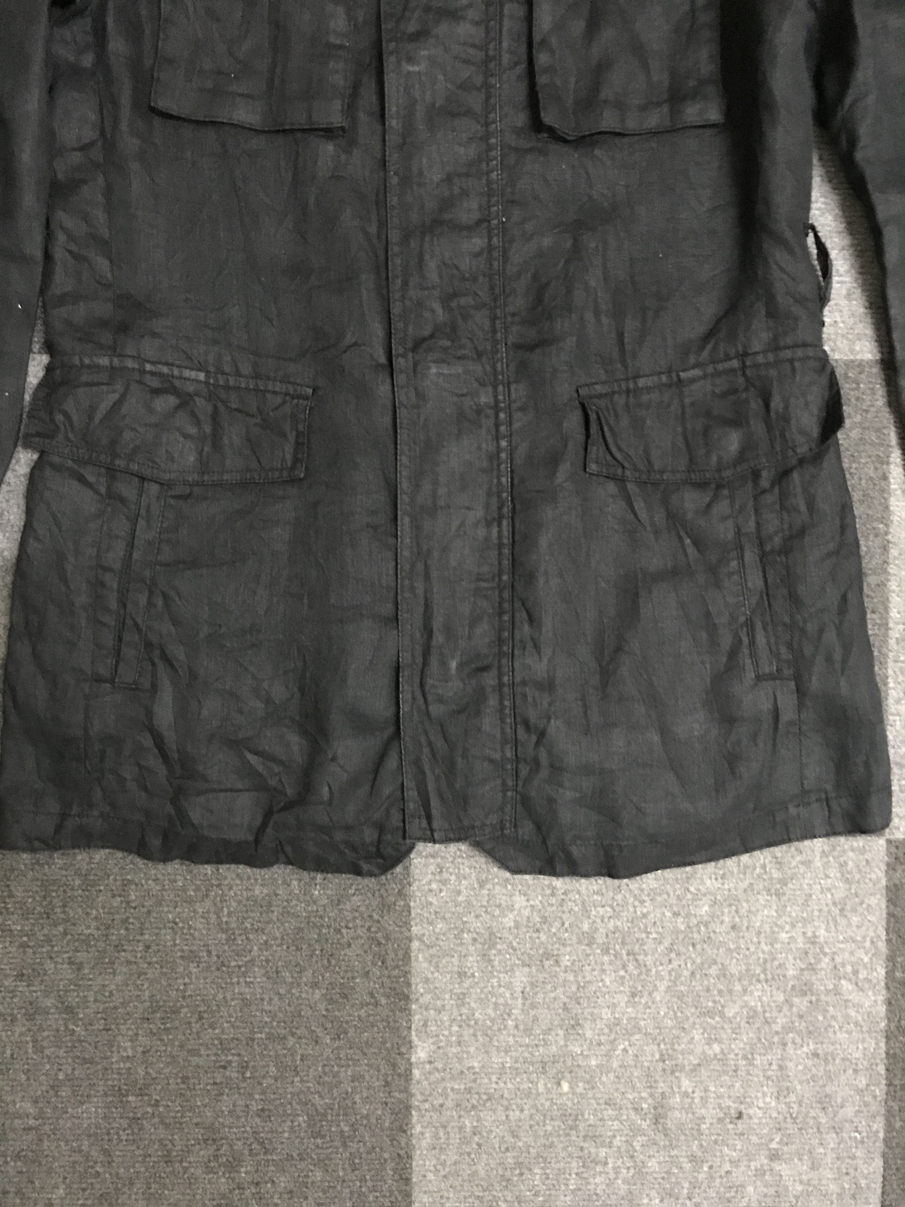 Japanese Brand J30 TORNADO MART Japan Unisex Skinny Fit Linen Jacket Size US S / EU 44-46 / 1 - 5 Thumbnail
