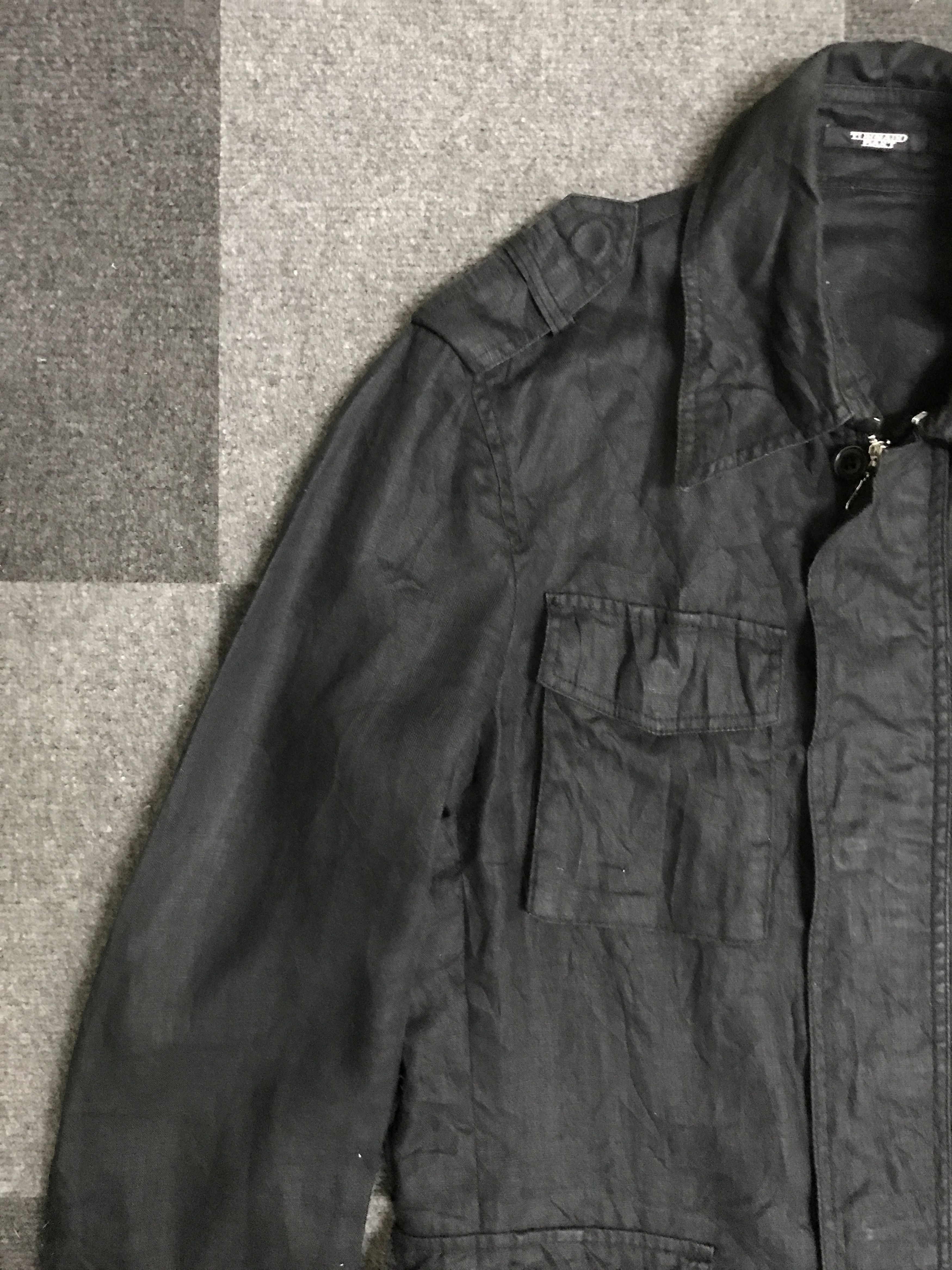 Japanese Brand J30 TORNADO MART Japan Unisex Skinny Fit Linen Jacket Size US S / EU 44-46 / 1 - 10 Thumbnail