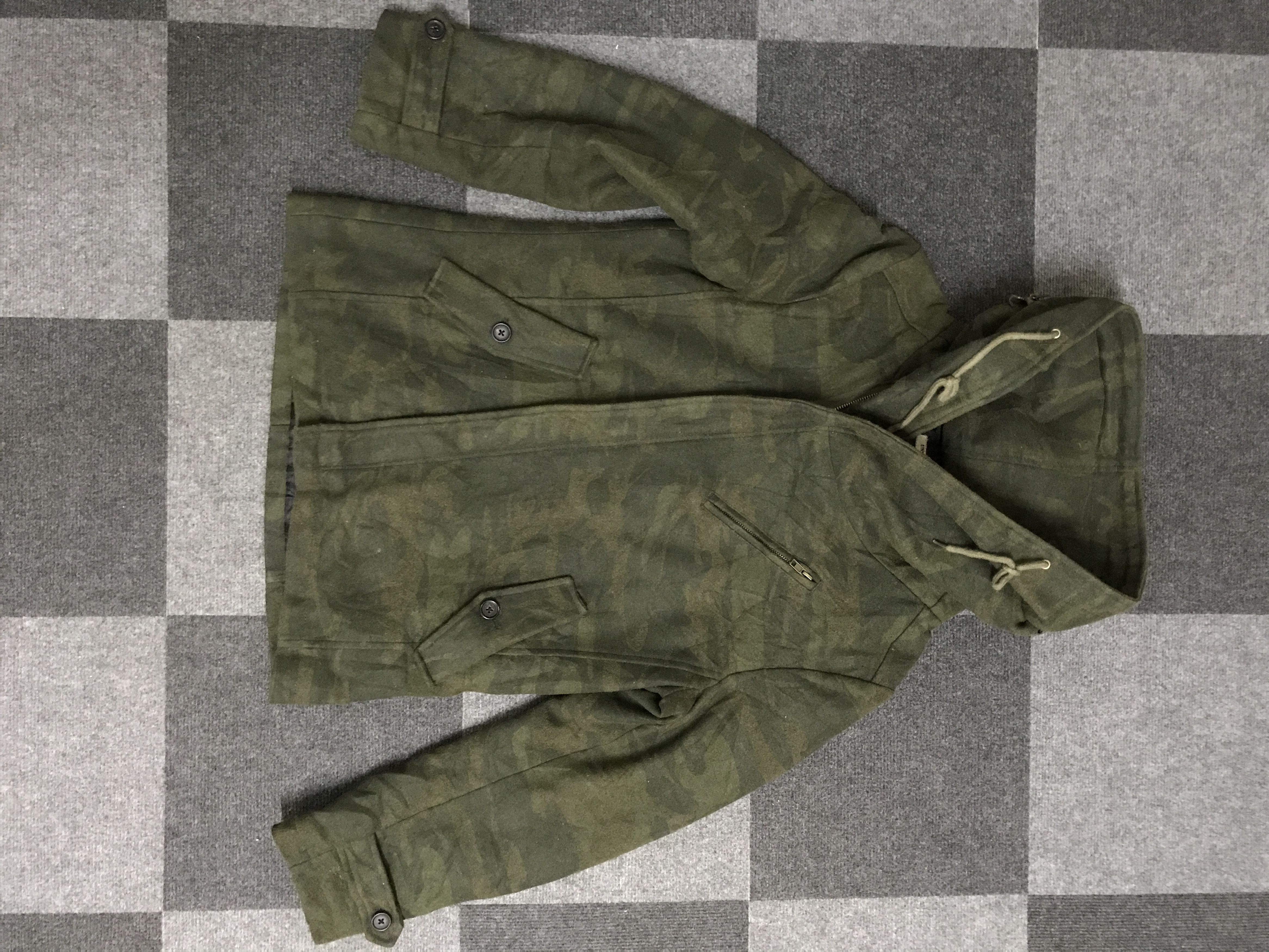 image of W7 Unlimited Ability Camo Wool Hoodie Jacket, Women's (Size Large)