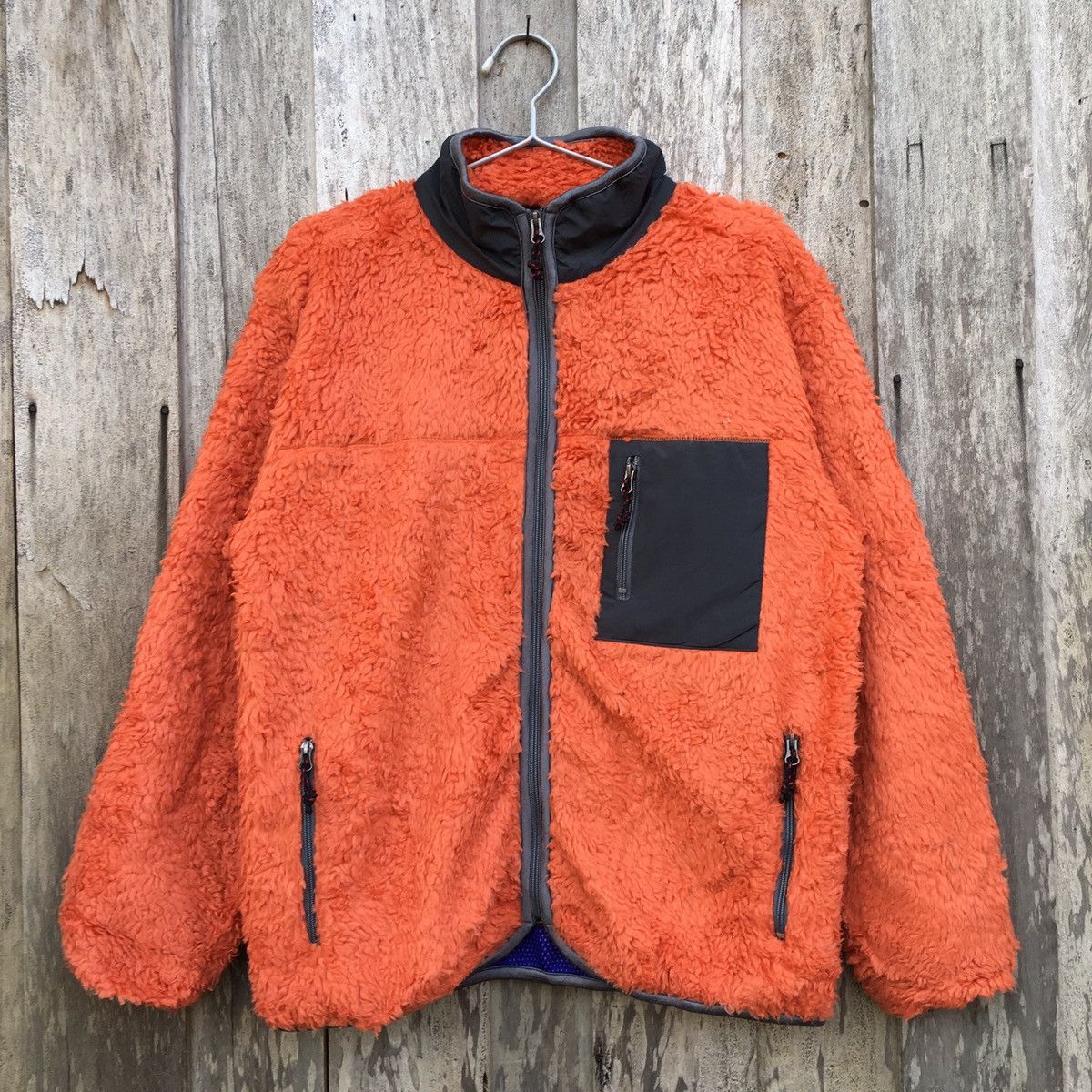 Japanese Brand × Vintage Never Seen Thing Bulky Fleece Jacket Retro X Style Jacket Size US L / EU 52-54 / 3 - 1 Thumbnail