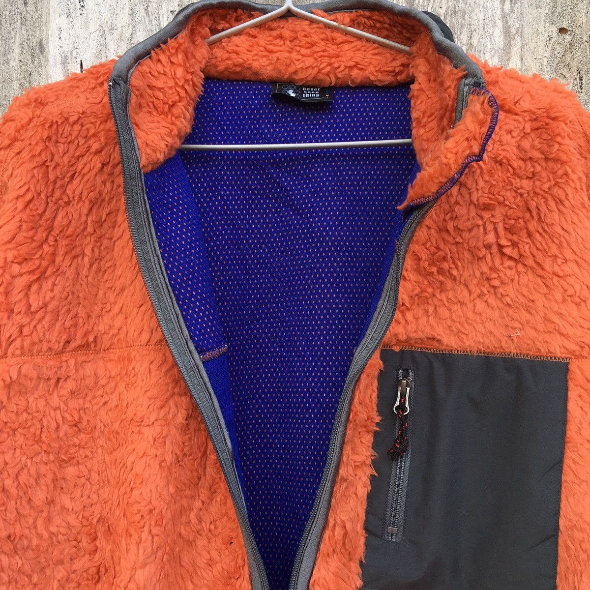 Japanese Brand × Vintage Never Seen Thing Bulky Fleece Jacket Retro X Style Jacket Size US L / EU 52-54 / 3 - 6 Thumbnail