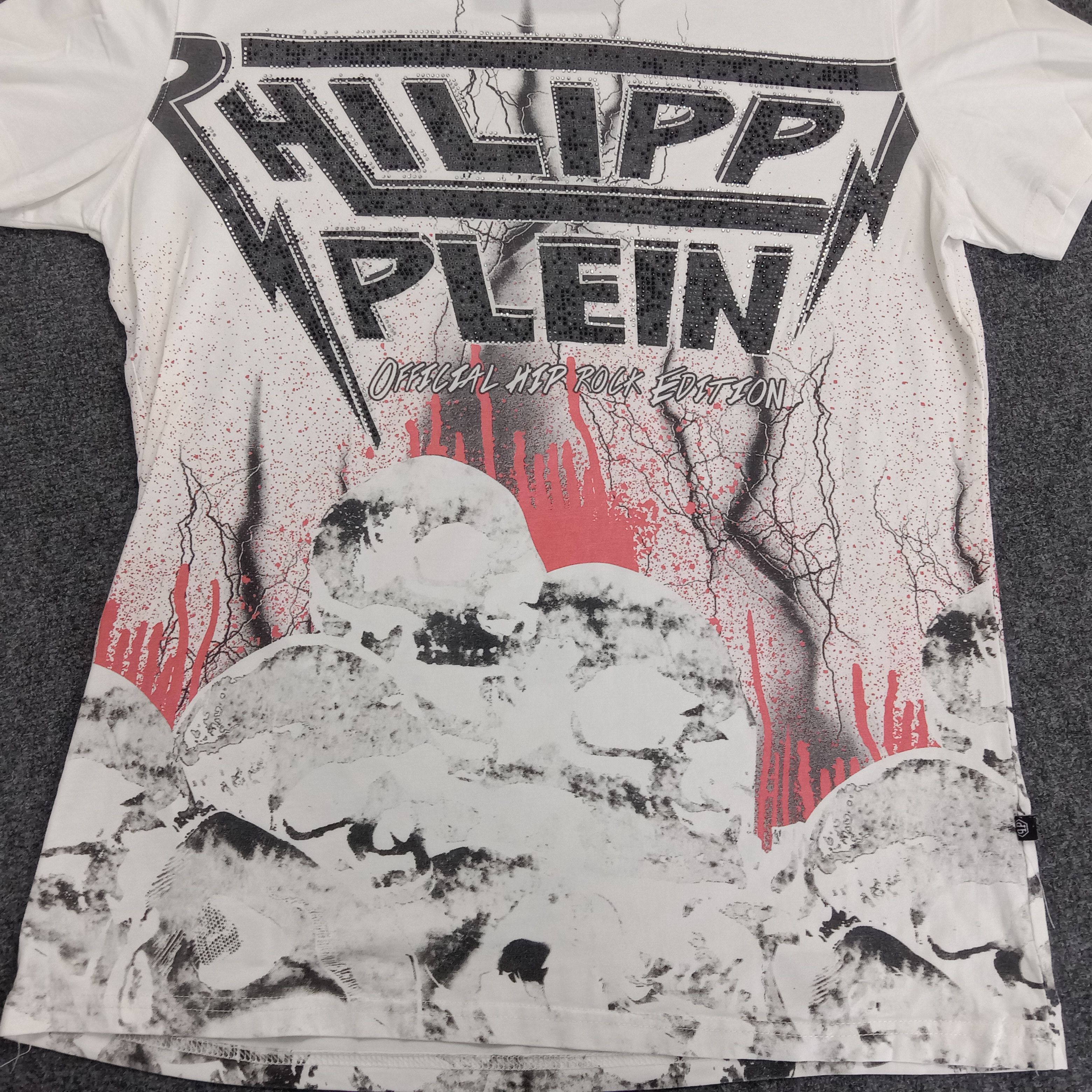 Philipp Plein × Vintage PHILIPP PLEIN Nice Design T-Shirt Size US M / EU 48-50 / 2 - 2 Thumbnail