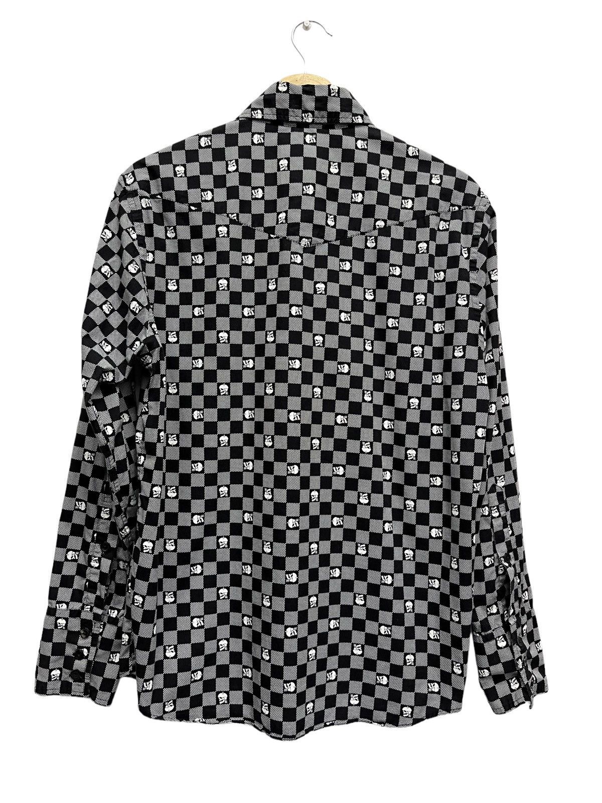 Takeo Kikuchi Vtg Designer TAKEO KIKUCHI JAPAN Skulls Checked Long Sleeve Size US S / EU 44-46 / 1 - 6 Thumbnail