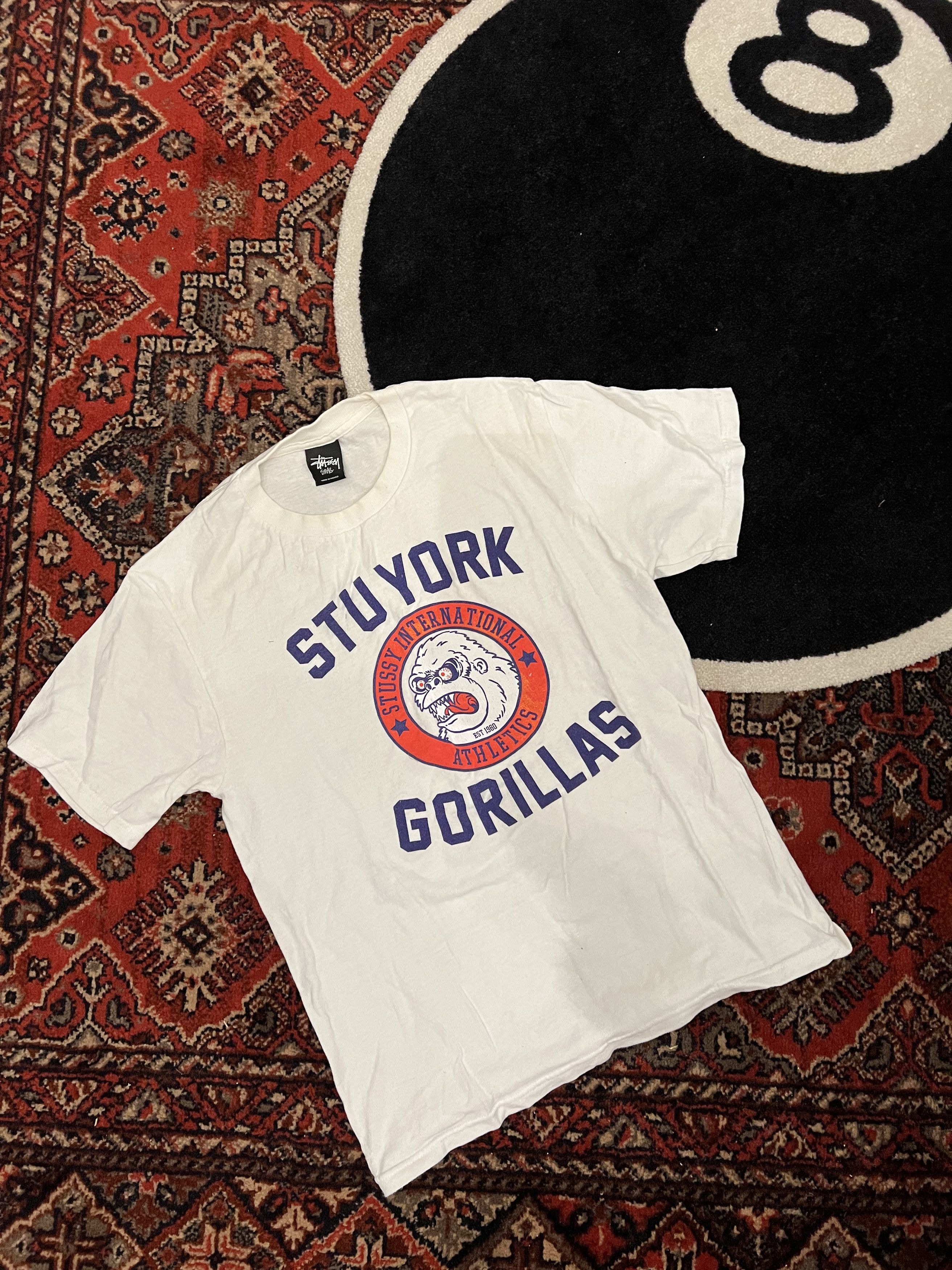 Stussy Stussy StuYork Gorillas Printed Tee Sz S Size US S / EU 44-46 / 1 - 1 Thumbnail