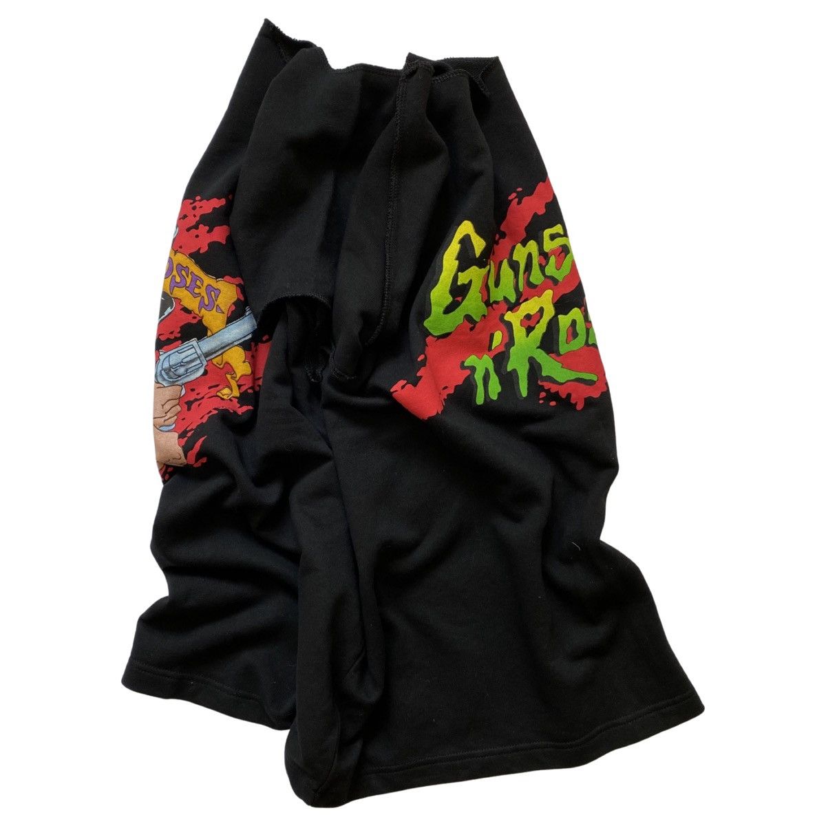 Guns N Roses Vintage Retro 1990s Sleeves Shirt Brockum 1993