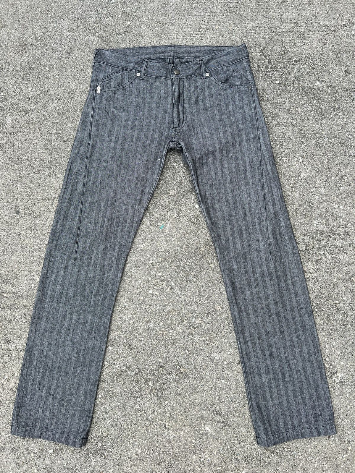 Vandalize Vintage VANDALIZE Japan HBT Striped Jeans Size US 30 / EU 46 - 18 Thumbnail