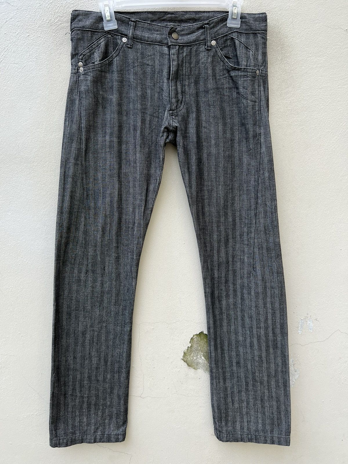 Vandalize Vintage VANDALIZE Japan HBT Striped Jeans Size US 30 / EU 46 - 1 Thumbnail