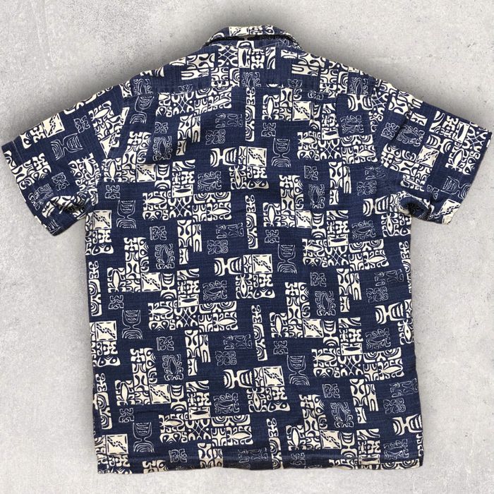 Vintage Stussy Geometric Short Sleeve Button Up Shirt Size S