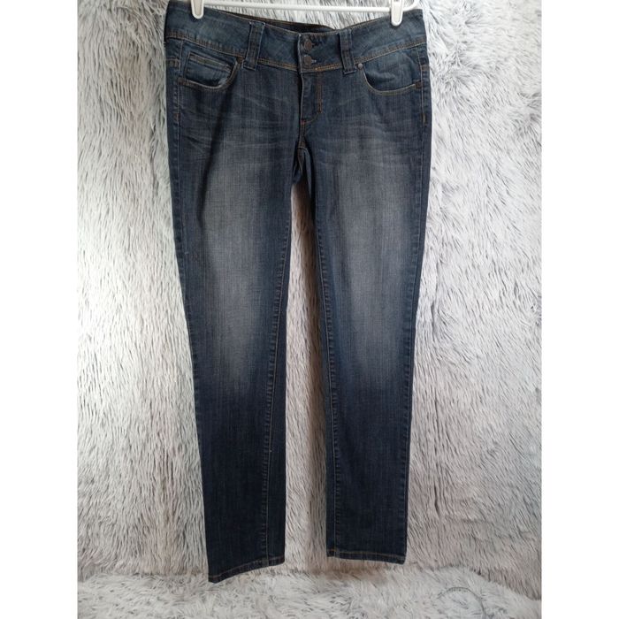 Jean Skinny Simply Vera Vera Wang, Taille 4, Taille Mid, Foncé, Stretch