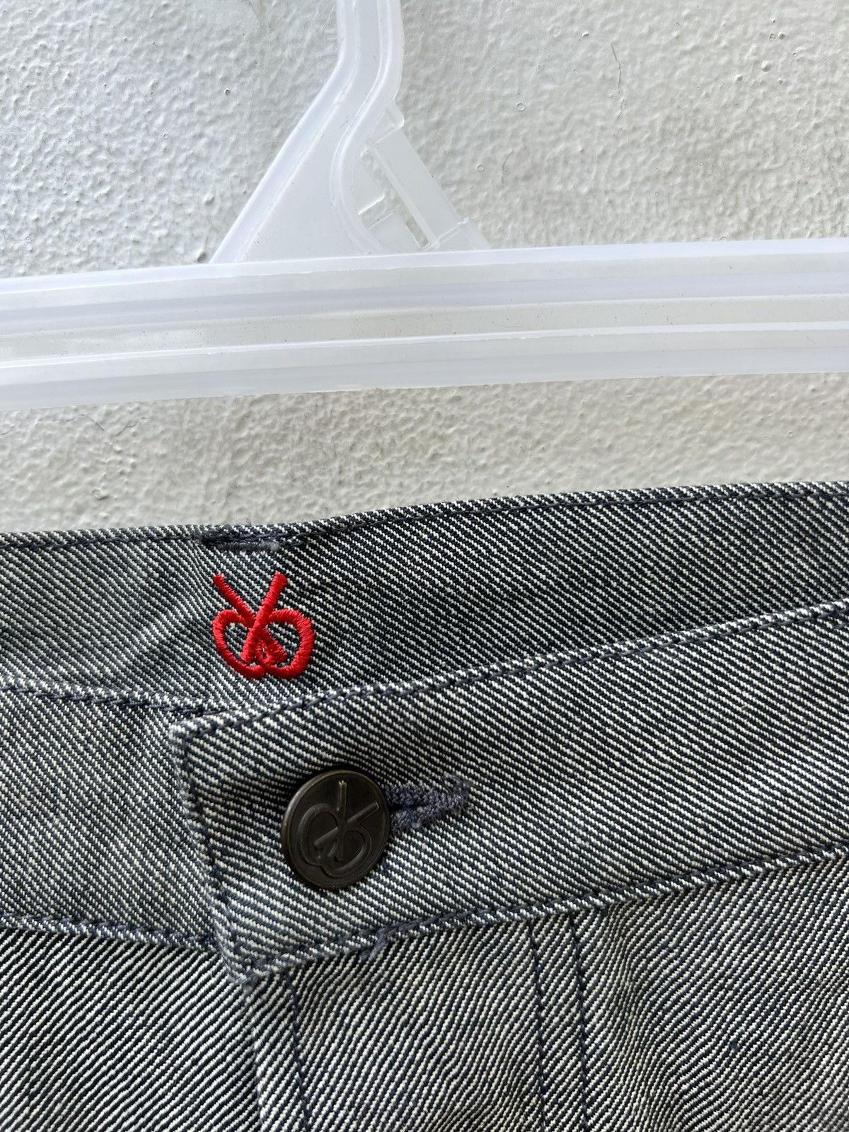 Vintage Vintage BALI BARRET Ex-Hermes Designer Grey Denim Jeans Size US 30 / EU 46 - 3 Thumbnail
