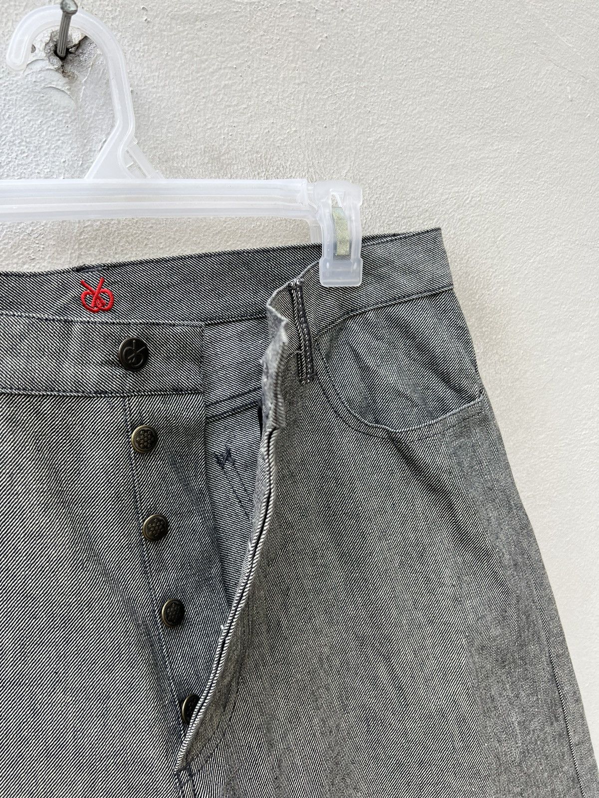 Vintage Vintage BALI BARRET Ex-Hermes Designer Grey Denim Jeans Size US 30 / EU 46 - 4 Thumbnail
