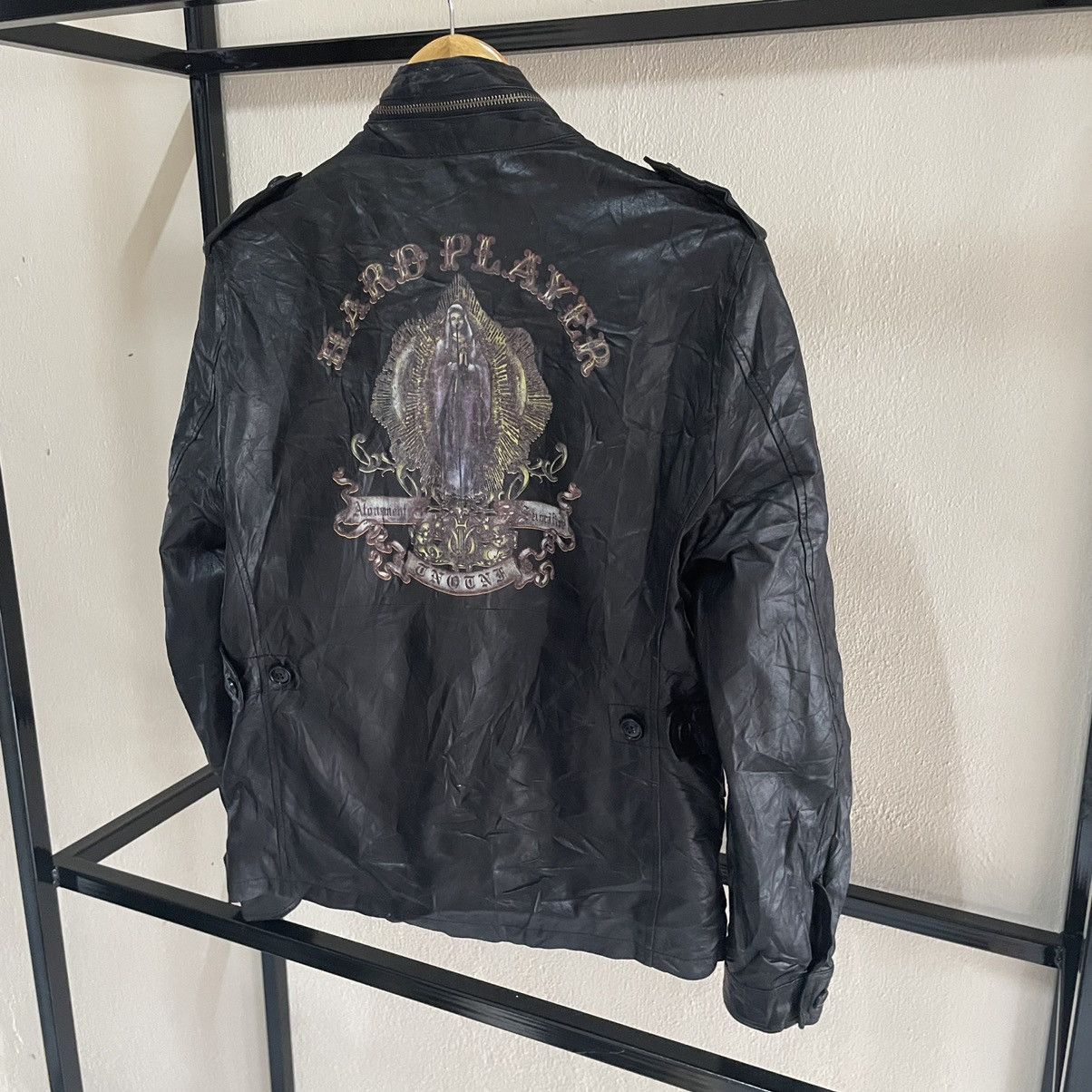 20471120 × Japanese Brand × KMRii 💥 291295 Homme Biker Leather Jacket Size US S / EU 44-46 / 1 - 6 Thumbnail