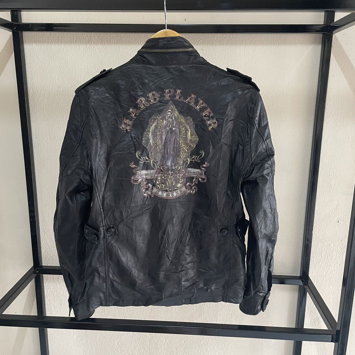 20471120 × Japanese Brand × KMRii 💥 291295 Homme Biker Leather Jacket Size US S / EU 44-46 / 1 - 5 Thumbnail