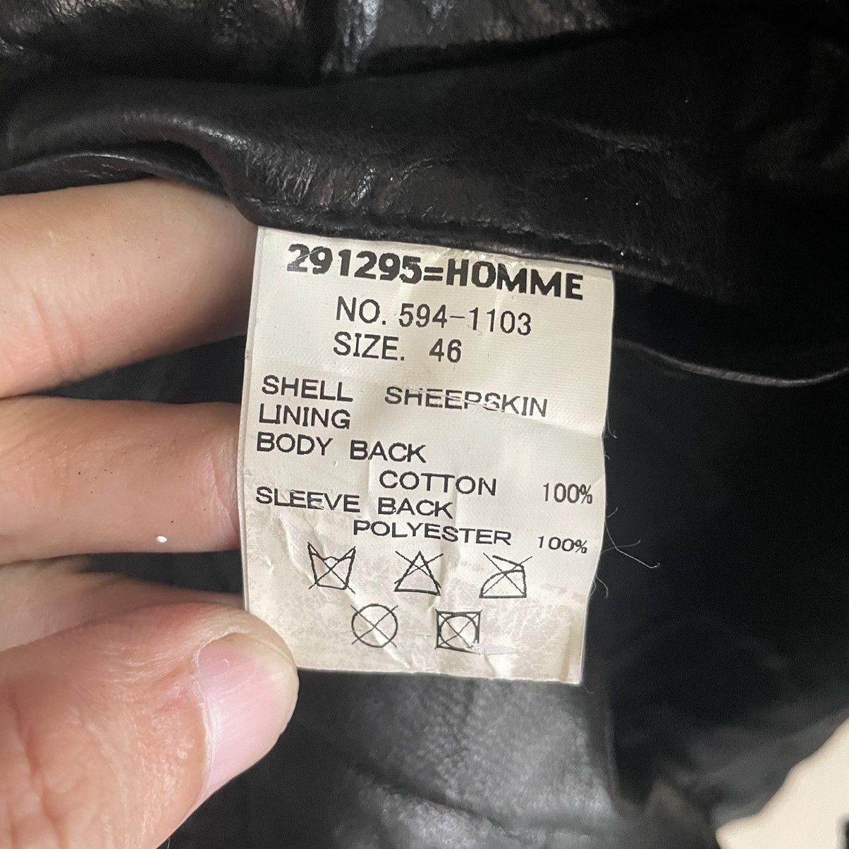 20471120 × Japanese Brand × KMRii 💥 291295 Homme Biker Leather Jacket Size US S / EU 44-46 / 1 - 11 Thumbnail
