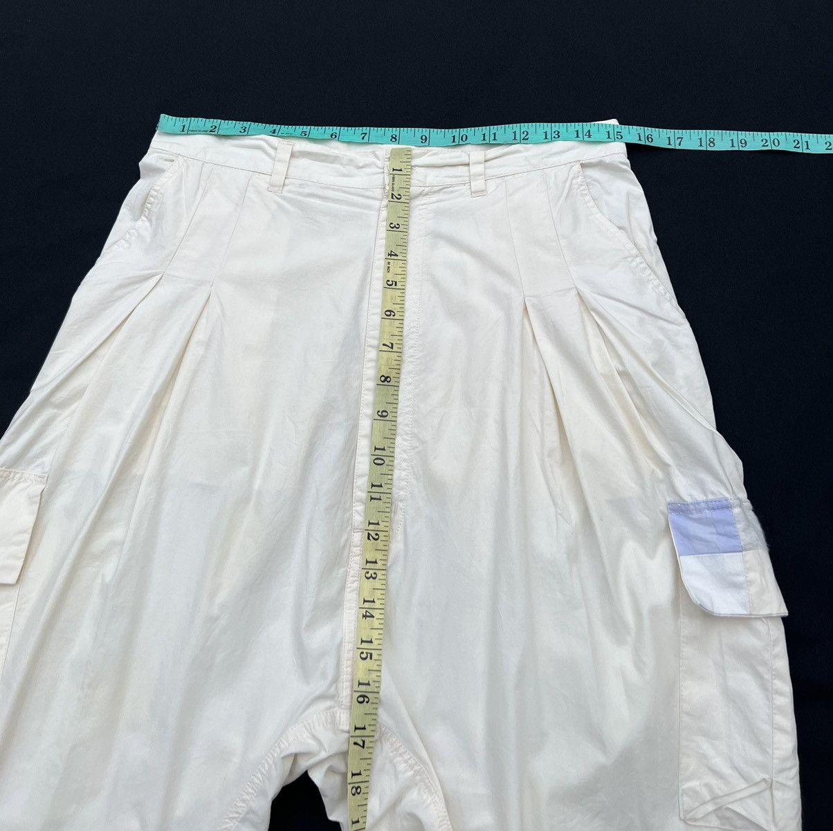 Issey Miyake Vintage Ne-net Patchwork Cargo 3/4 Trouser Pant Size US 30 / EU 46 - 2 Thumbnail