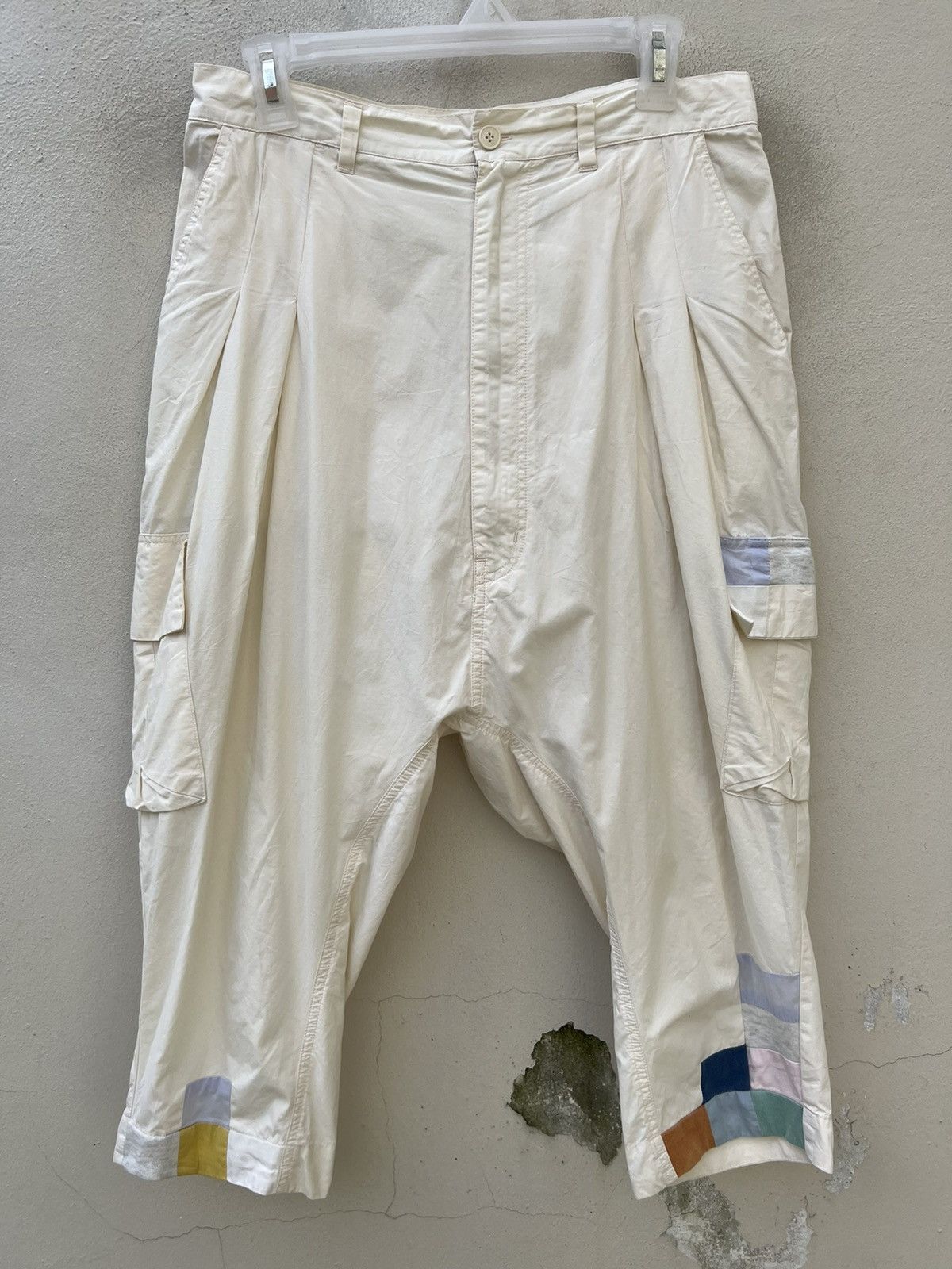 Issey Miyake Vintage Ne-net Patchwork Cargo 3/4 Trouser Pant Size US 30 / EU 46 - 6 Thumbnail