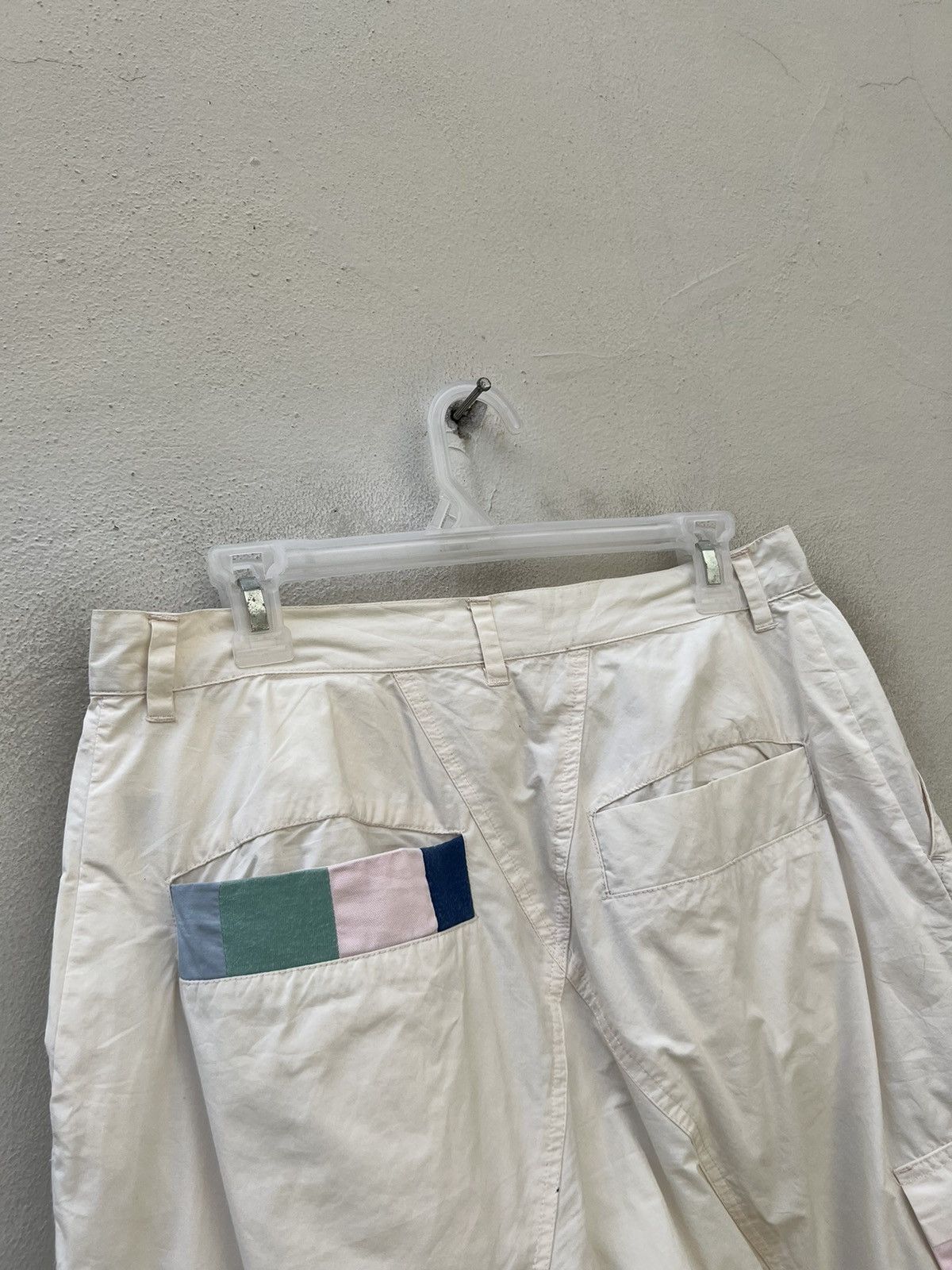 Issey Miyake Vintage Ne-net Patchwork Cargo 3/4 Trouser Pant Size US 30 / EU 46 - 14 Thumbnail