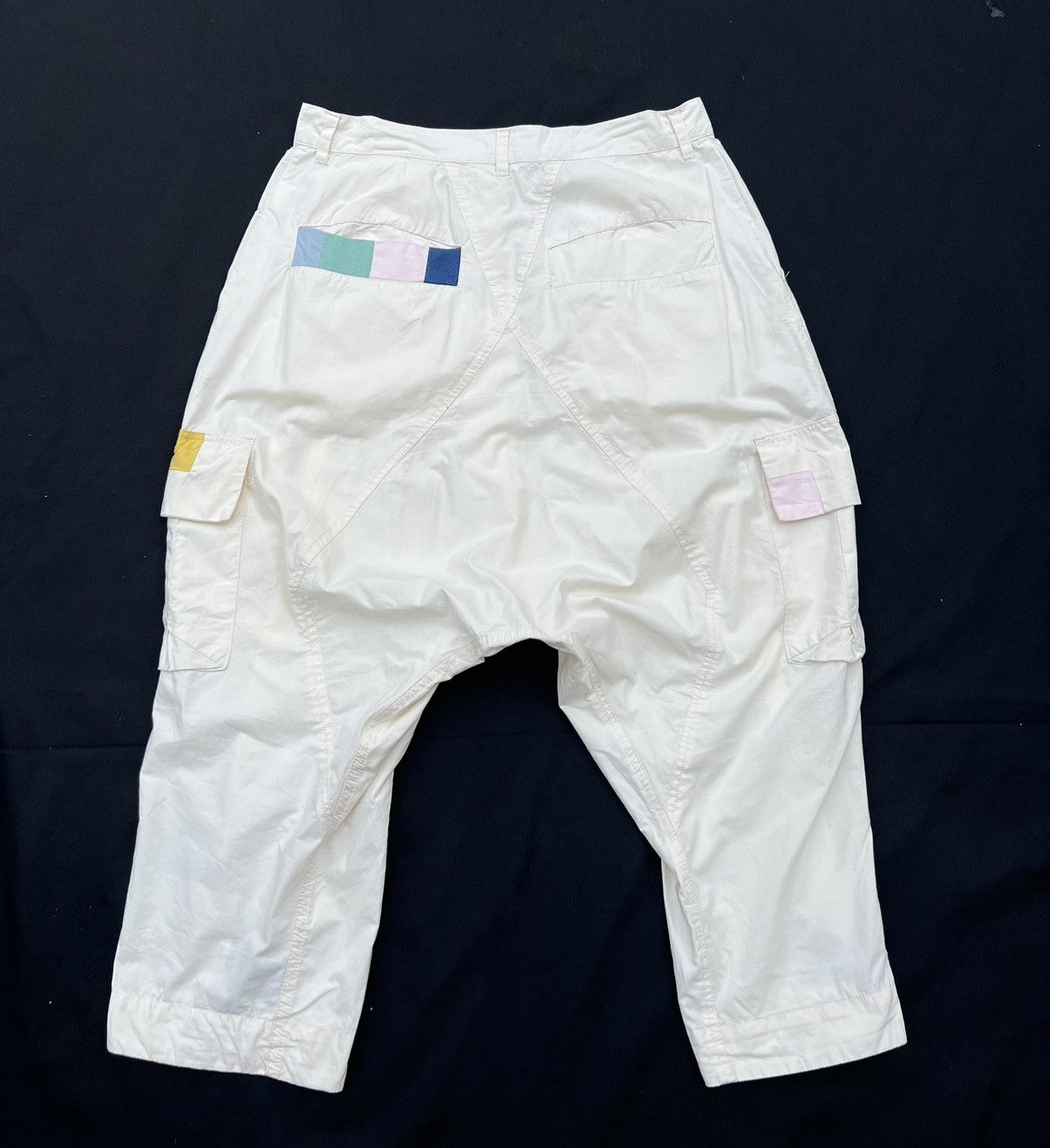 Issey Miyake Vintage Ne-net Patchwork Cargo 3/4 Trouser Pant Size US 30 / EU 46 - 5 Thumbnail