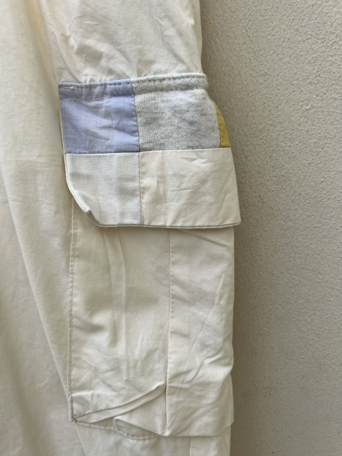 Issey Miyake Vintage Ne-net Patchwork Cargo 3/4 Trouser Pant Size US 30 / EU 46 - 11 Thumbnail