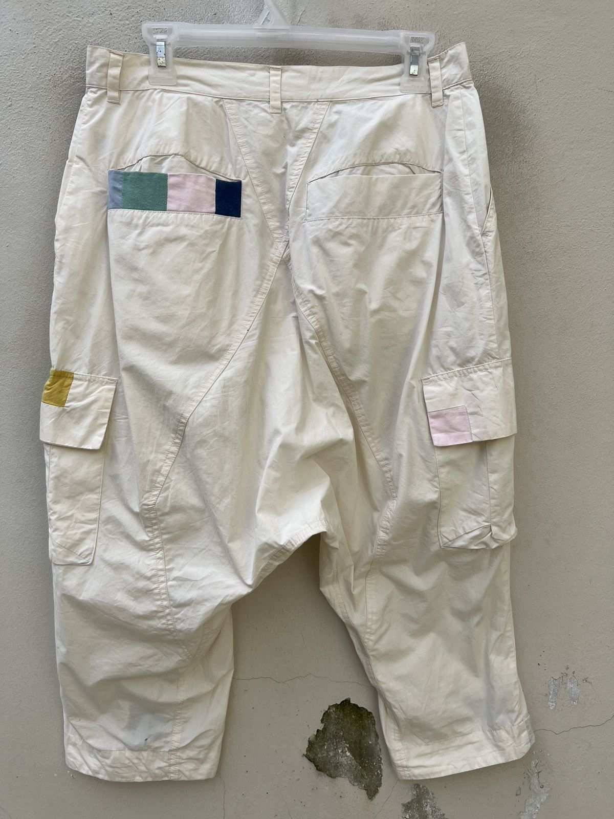 Issey Miyake Vintage Ne-net Patchwork Cargo 3/4 Trouser Pant Size US 30 / EU 46 - 13 Thumbnail