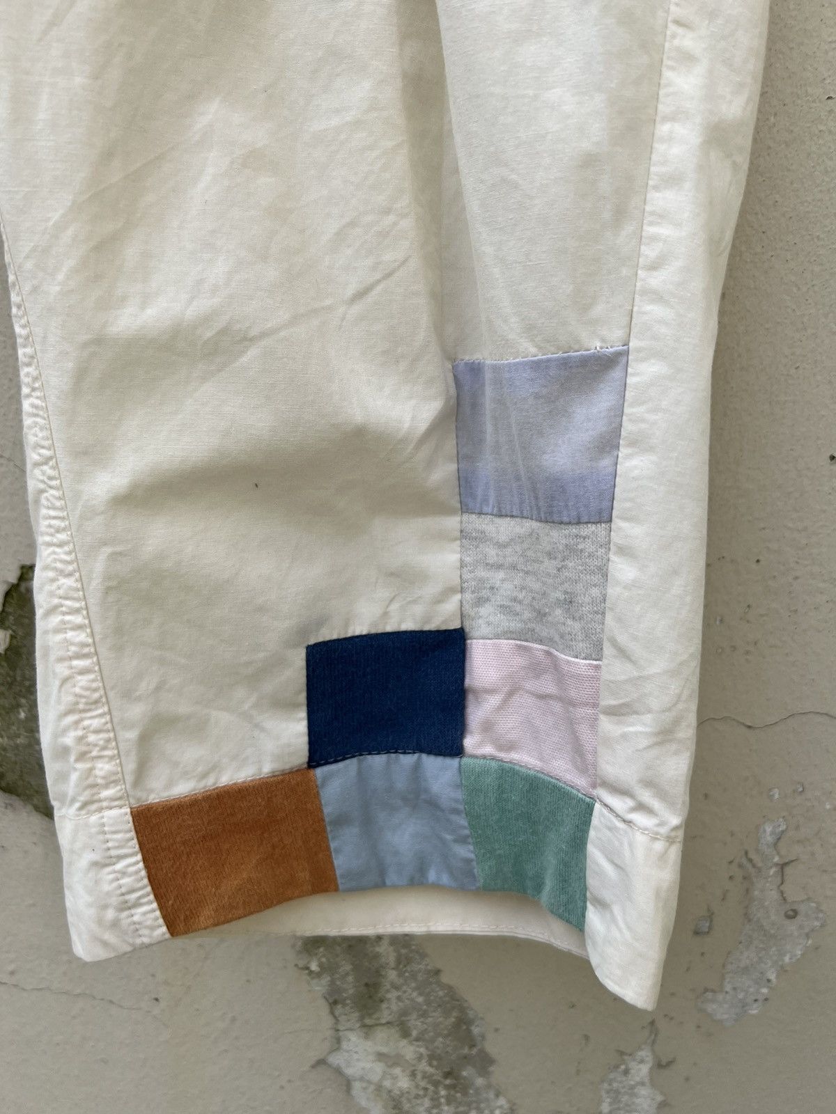 Issey Miyake Vintage Ne-net Patchwork Cargo 3/4 Trouser Pant Size US 30 / EU 46 - 12 Thumbnail