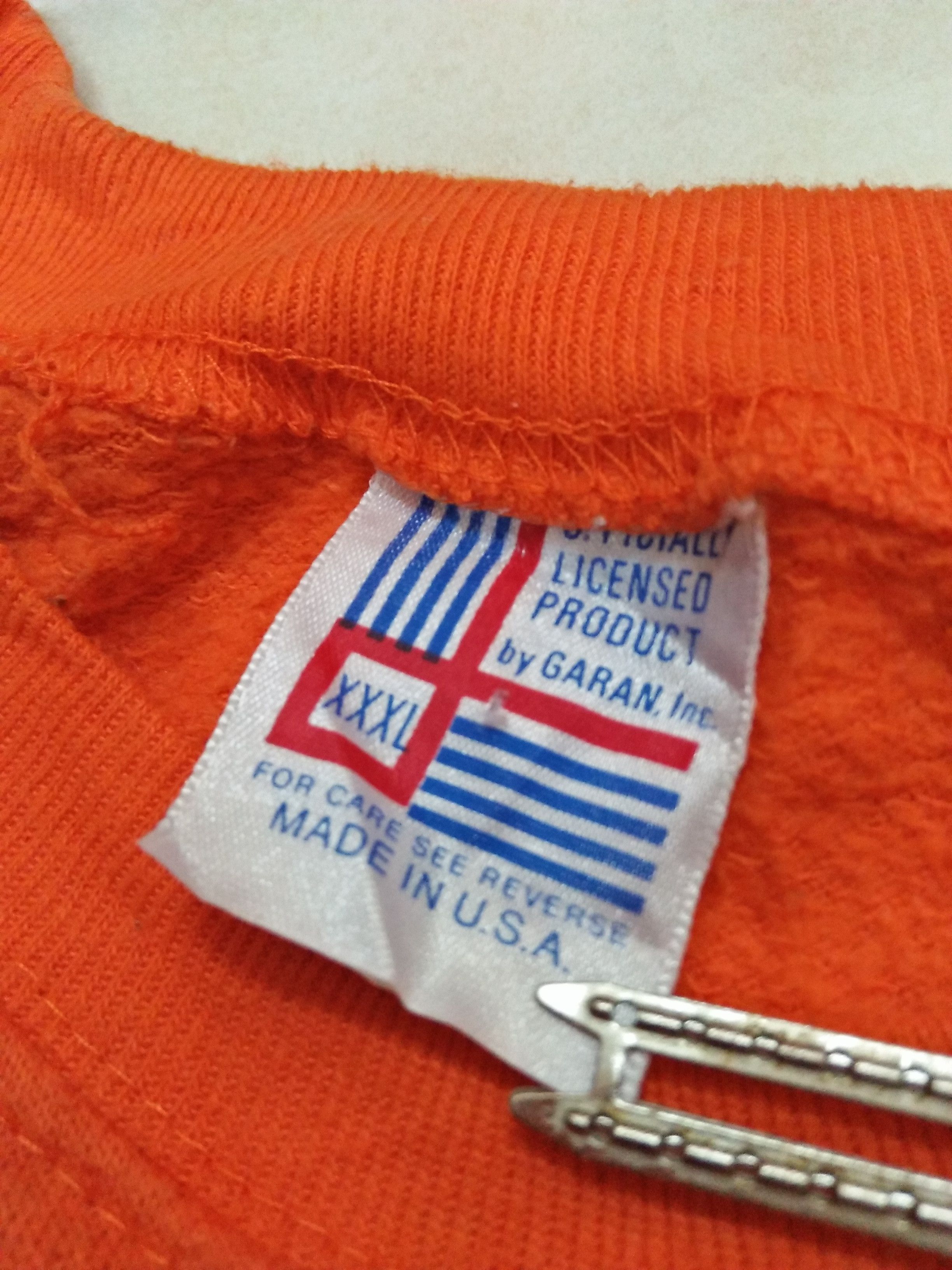NFL DENVER BRONCOS AFC Champions 1987 Vintage Orange Sweatshirt Size US L / EU 52-54 / 3 - 6 Thumbnail