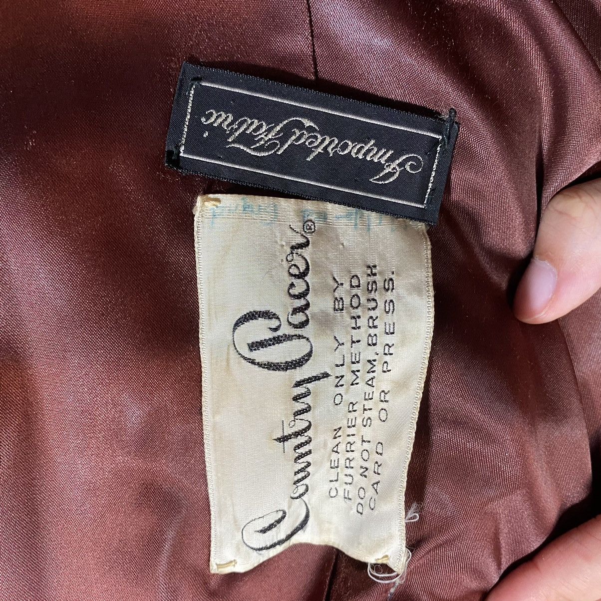 Vintage 1960’s Country Pacer Faux Fur Coat
